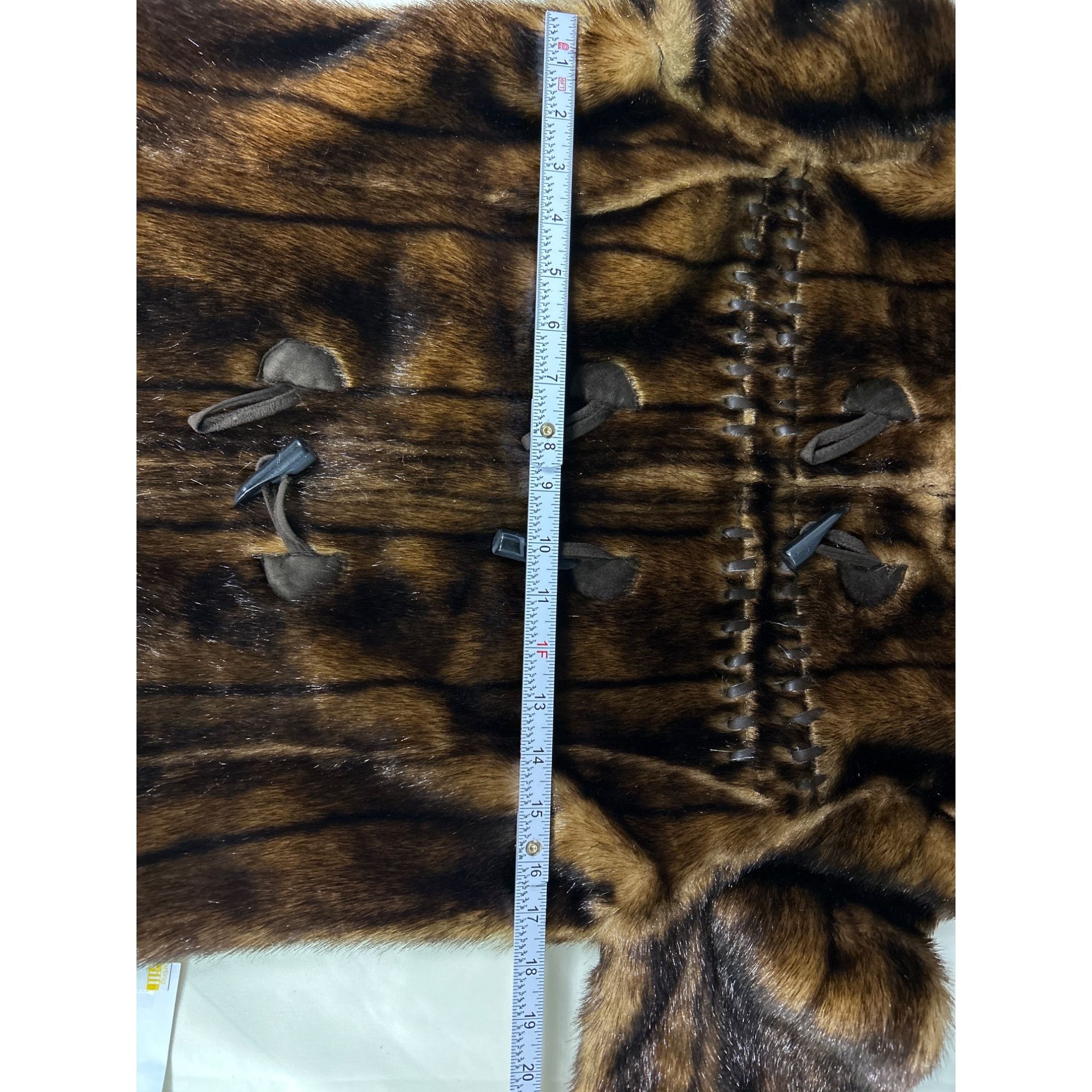Other Vintage Women's Brown Faux Fur Reversible Coat Size L SKU 57 Size L / US 10 / IT 46 - 9 Thumbnail