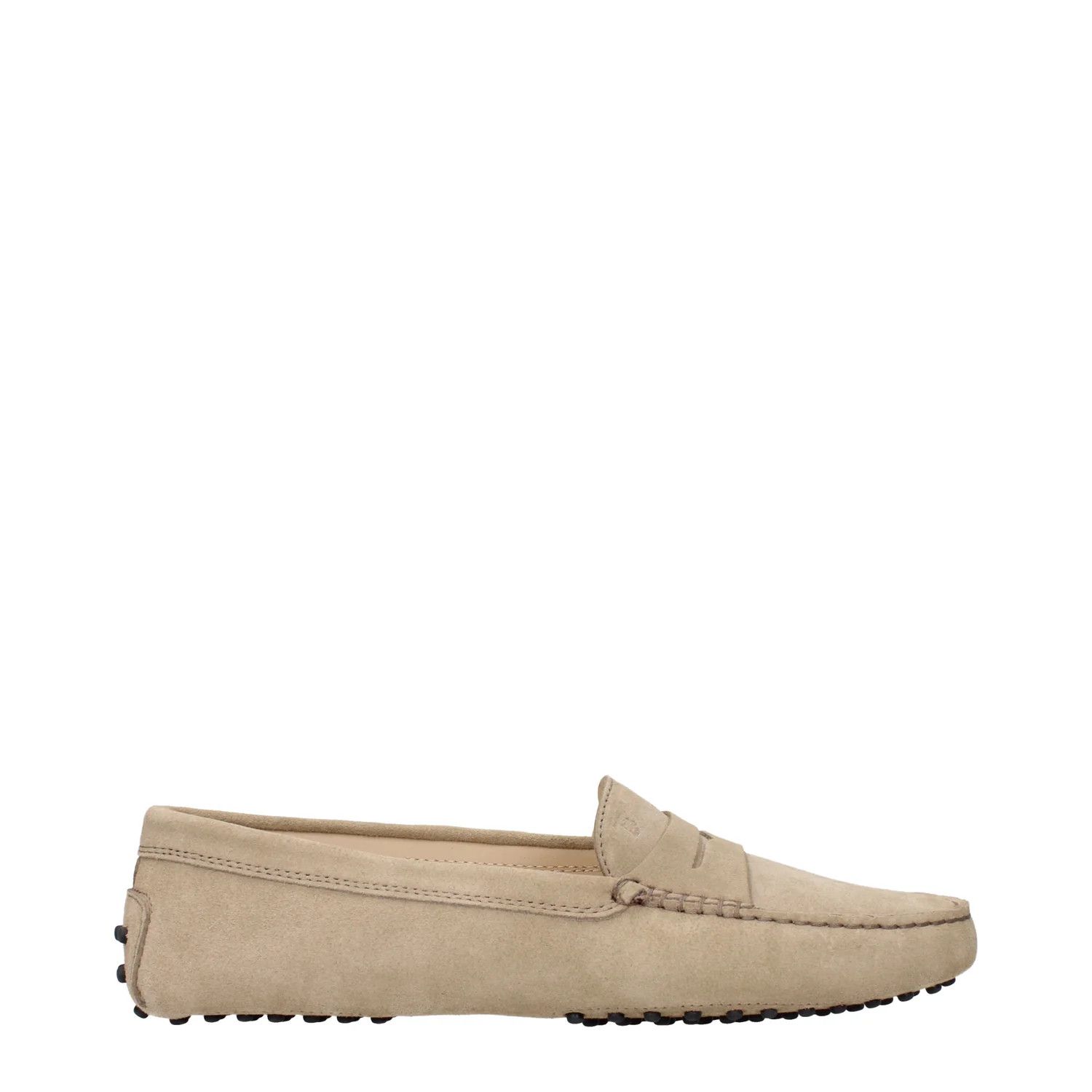Tod's ob1o1e1224 Suede Loafers in Beige Size US 10 / IT 40 - 1 Thumbnail