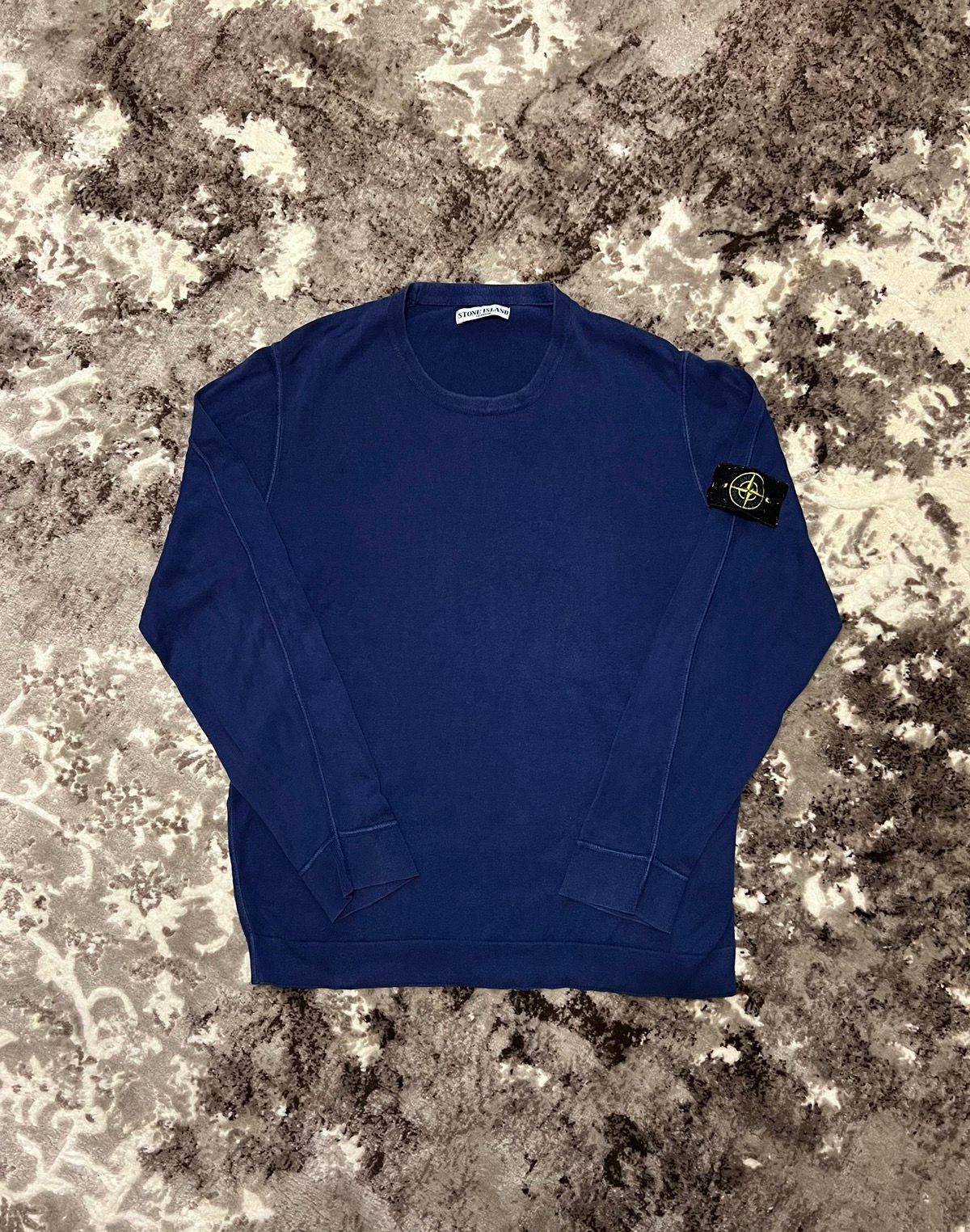 Pre-owned Massimo Osti X Stone Island Vintage 00s Sweater In Blue