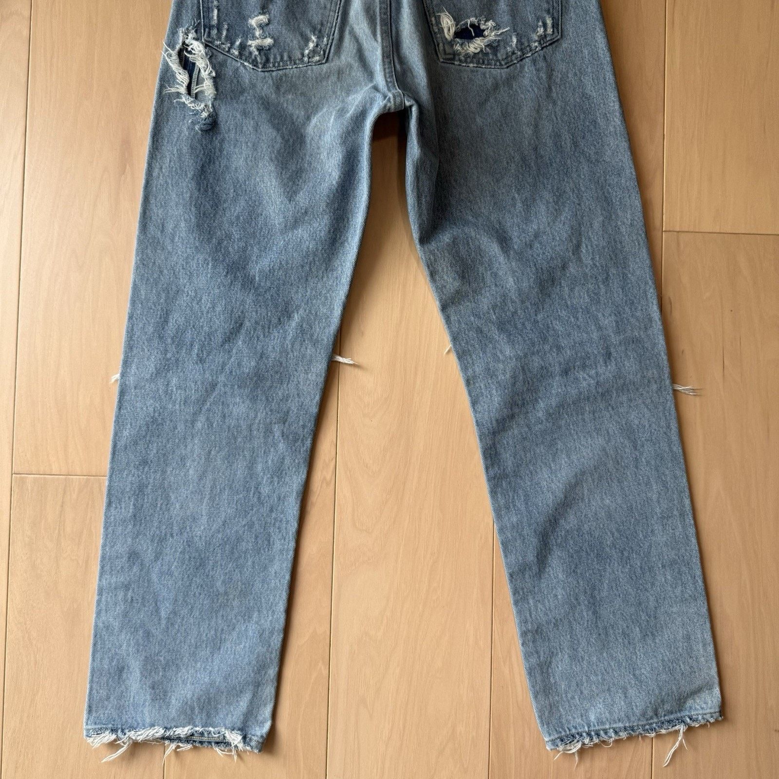 Agolde Agolde 90s Pinch Waist Jeans 29 Blue Medium Wash High Rise Size 29" - 8 Thumbnail