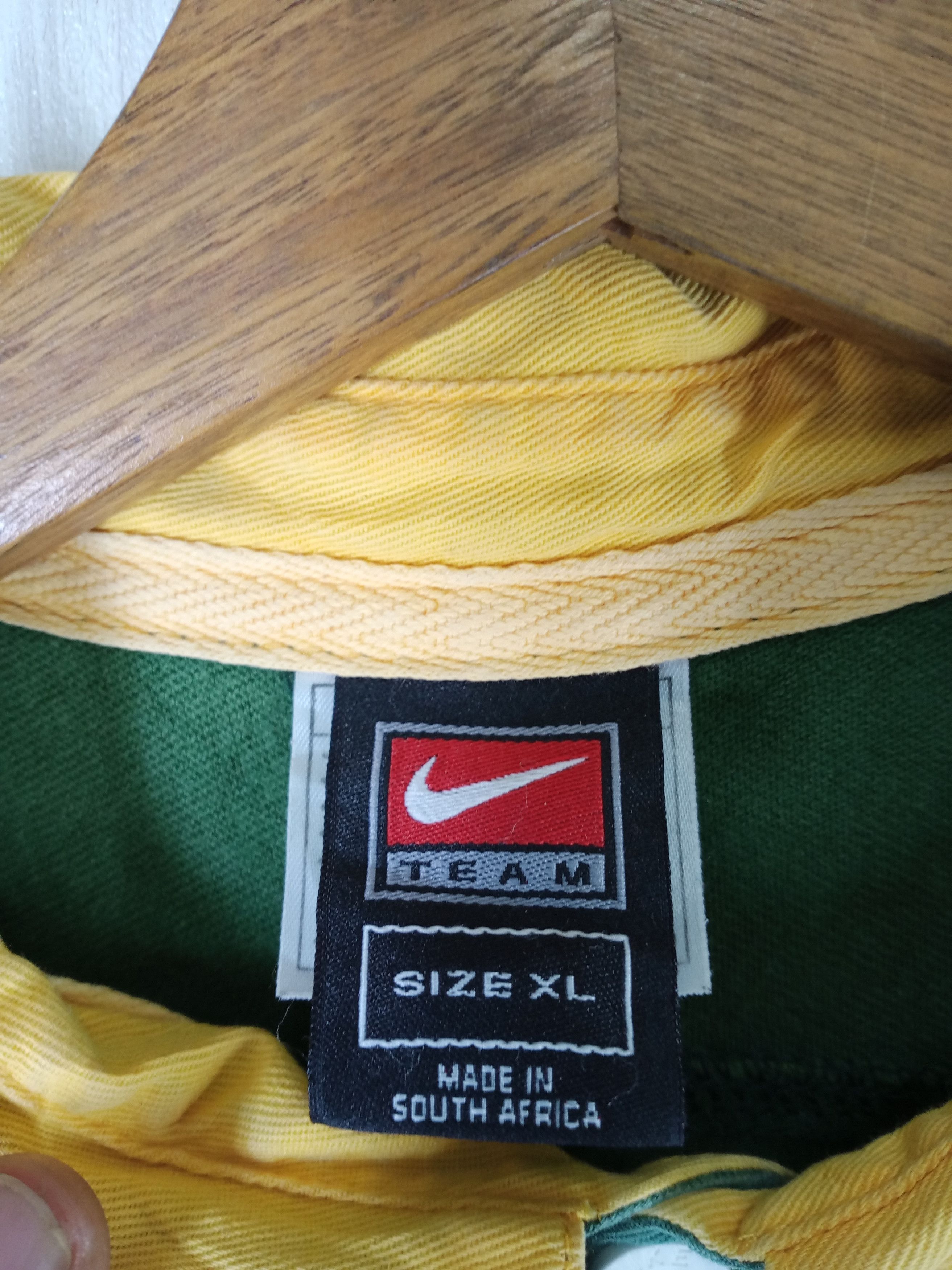 Nike Vintage Nike Team South Africa Castle Lager Rugby Jersey Size US XL / EU 56 / 4 - 11 Thumbnail