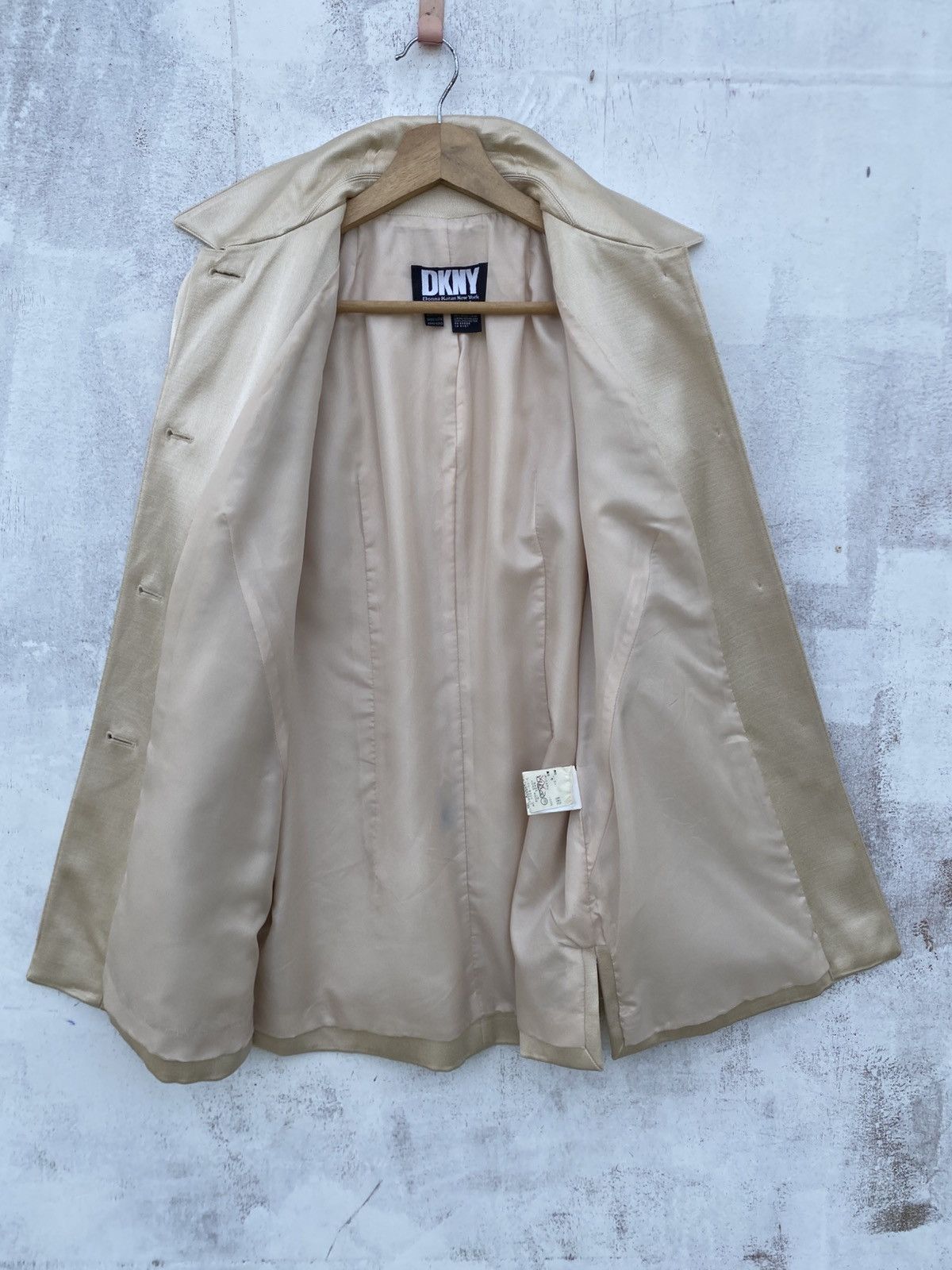 DKNY DKNY Donna Karan Wool Rayon Tailored Jacket Size S / US 4 / IT 40 - 3 Thumbnail