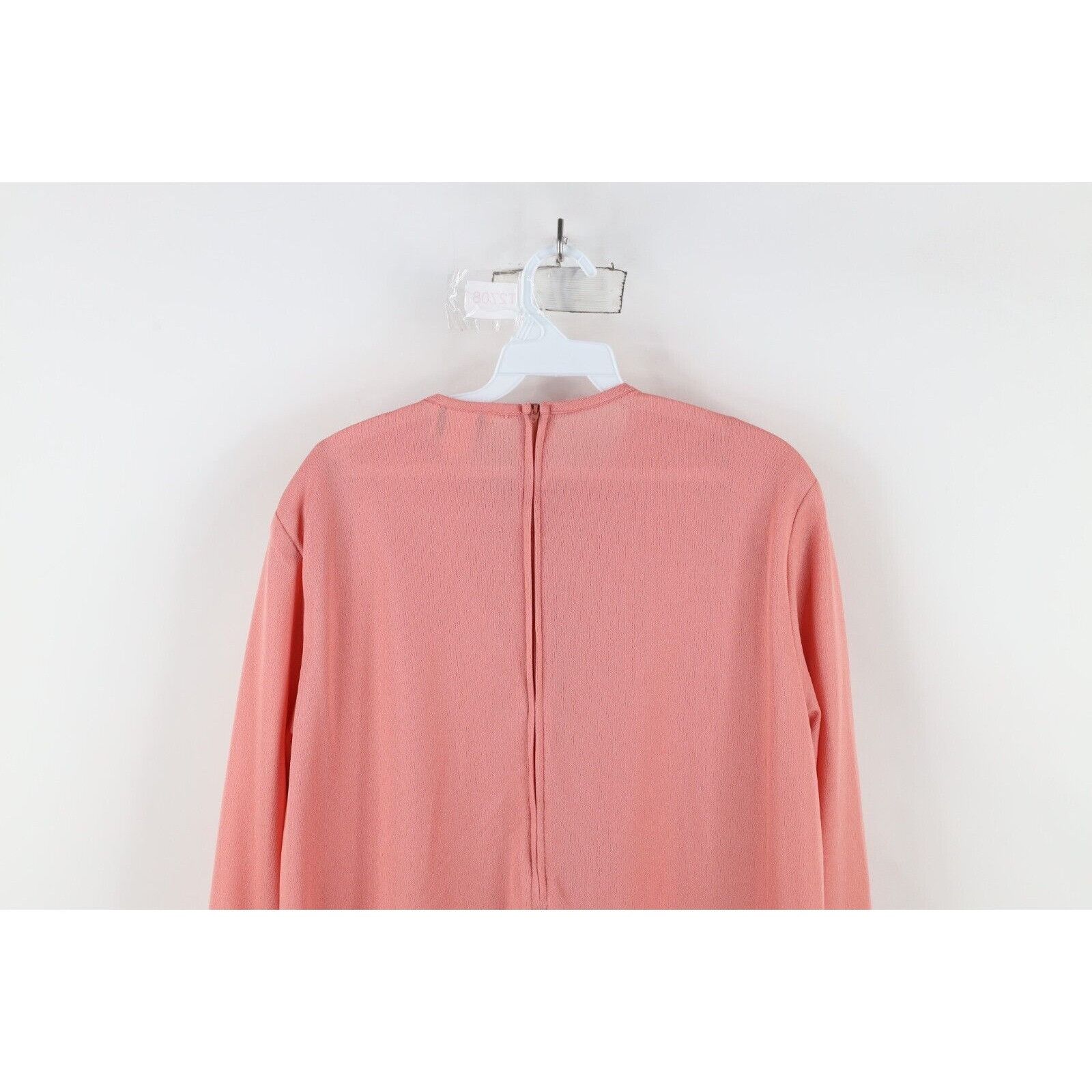 Vintage Vintage 90s Streetwear Ruffled Collar Knit Long Sleeve Dress Size XXL / US 16-18 / IT 52-54 - 12 Thumbnail