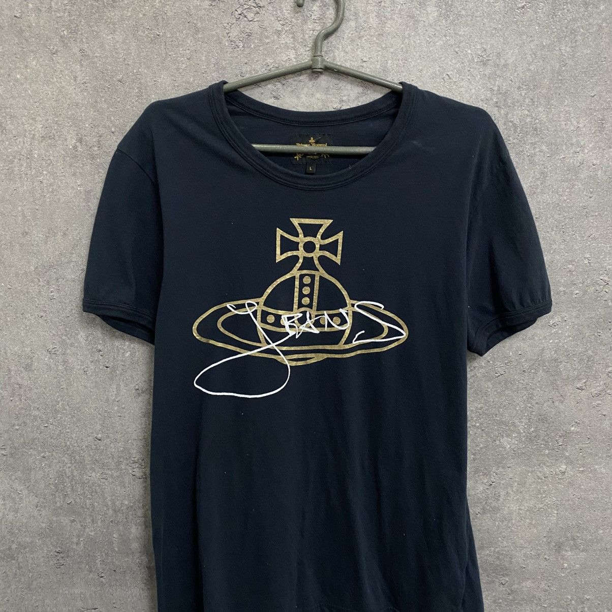Vivienne Westwood Vivienne Westwood T-Shirt Big Logo Rare Retro Hype Y2K Size US L / EU 52-54 / 3 - 4 Thumbnail