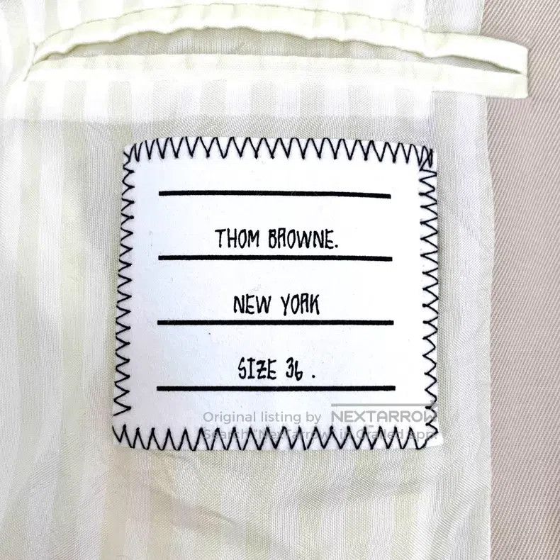 Thom Browne Thom Browne Khaki Striped Sleeve Patch Hooded Long Sleeve Size XS / US 0-2 / IT 36-38 - 5 Thumbnail
