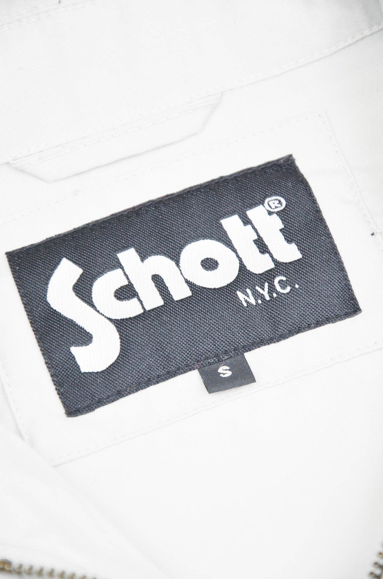 Schott Schott NYC White Baracuta-Style Jacket – Size S Size US S / EU 44-46 / 1 - 9 Thumbnail