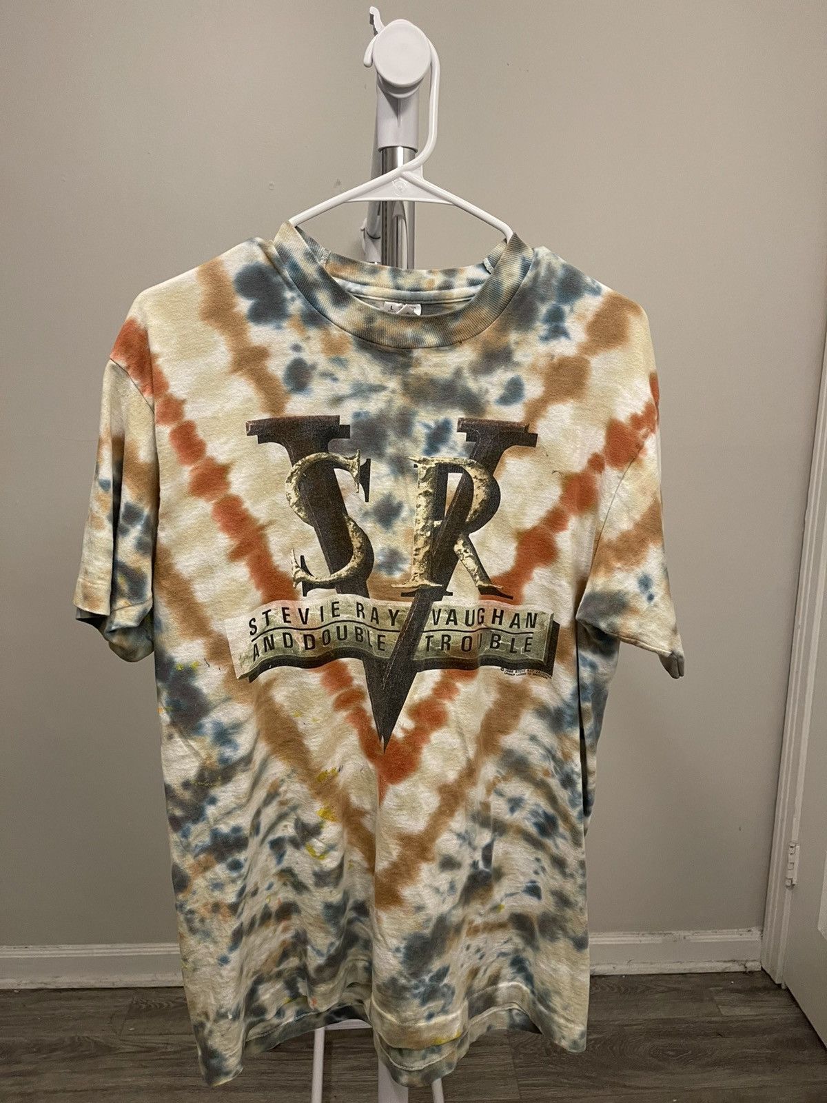 Band Tees × Vintage Stevie Ray Vaughan & Double Trouble Vintage Tee T-Shirt RARE Size US L / EU 52-54 / 3 - 1 Thumbnail