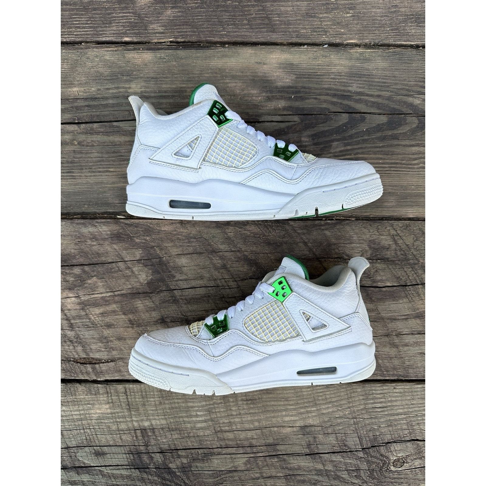Jordan Brand Jordan 4 Retro Green Metallic GS - Size 7y Size US 7 / EU 40 - 3 Thumbnail