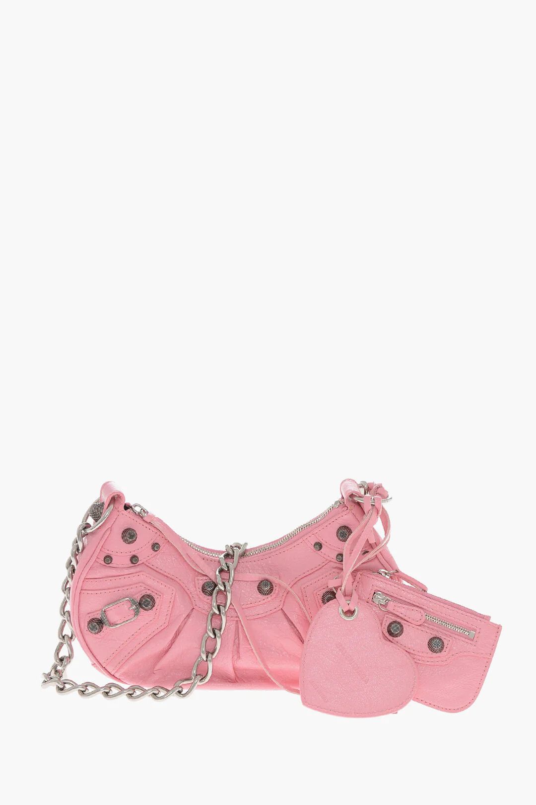 Balenciaga og1mm0326 Size: OS / Leather Craquelé-Effect Shoulder Bag Size ONE SIZE - 1 Thumbnail