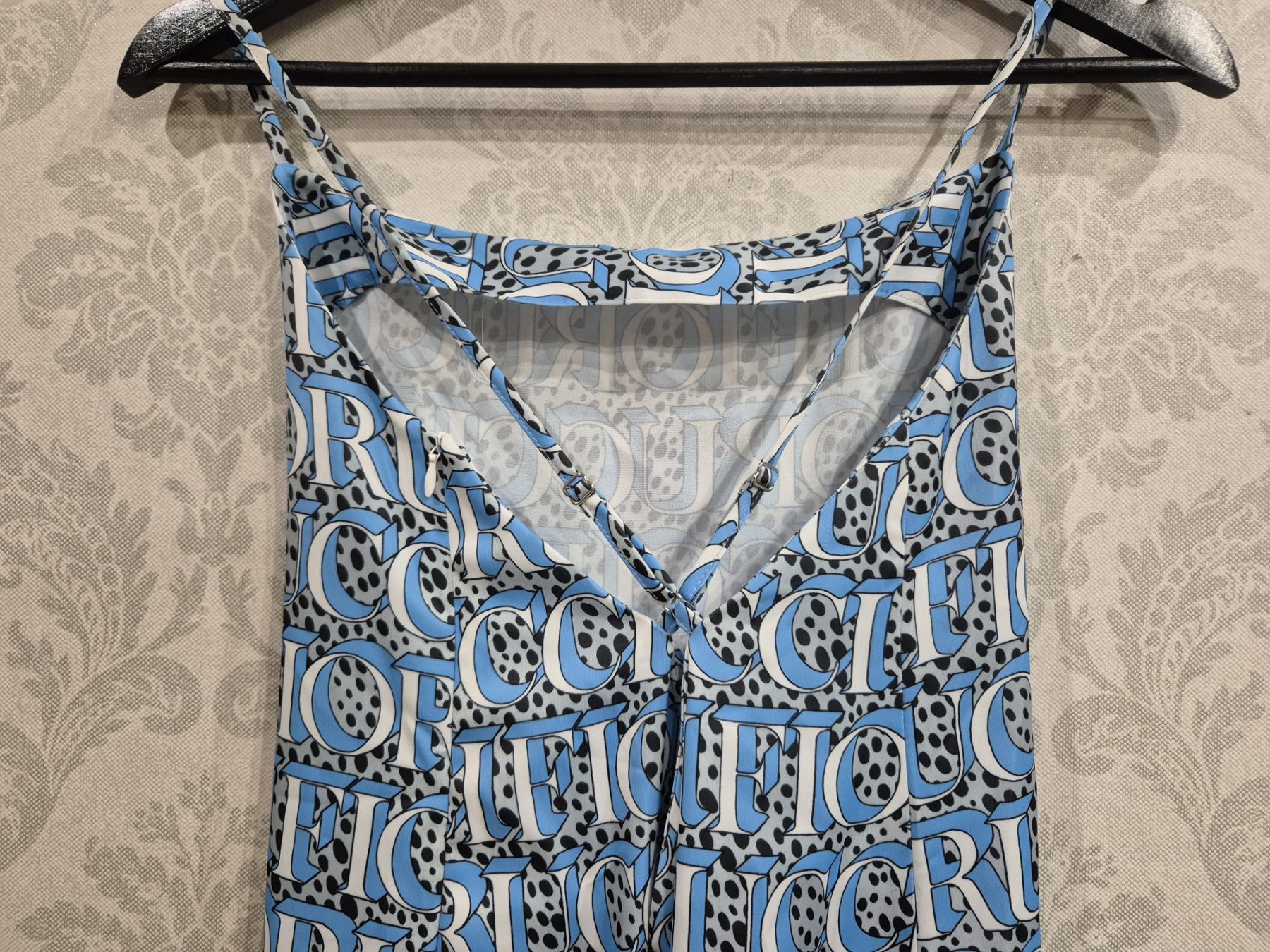 Fiorucci Fiorucci Women\'s Blue and White Dress Size S / US 4 / IT 40 - 3 Thumbnail
