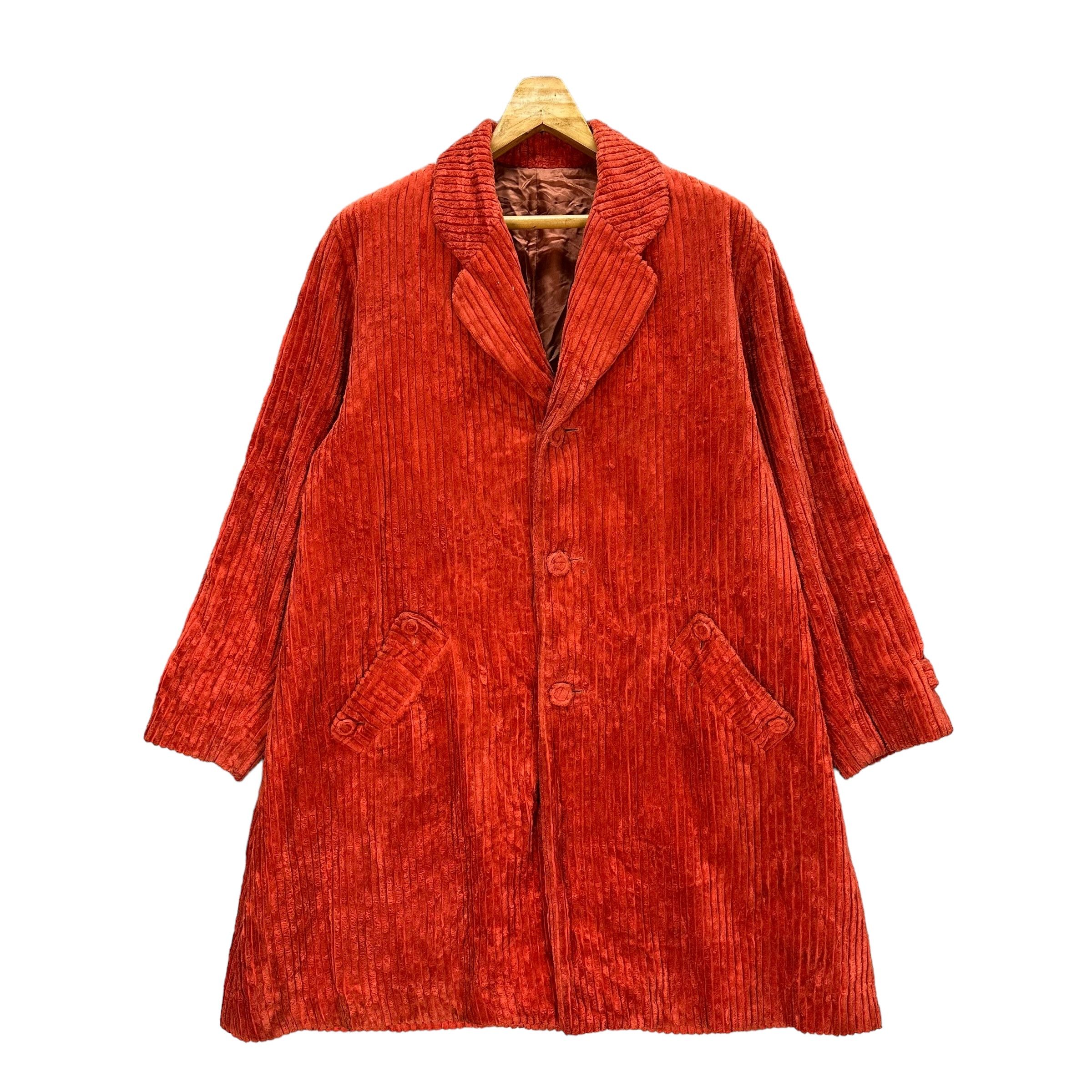 Hysteric Glamour Hysteric Glamour Orange Corduroy Overcoat #A20-0471 Size US M / EU 48-50 / 2 - 1 Thumbnail