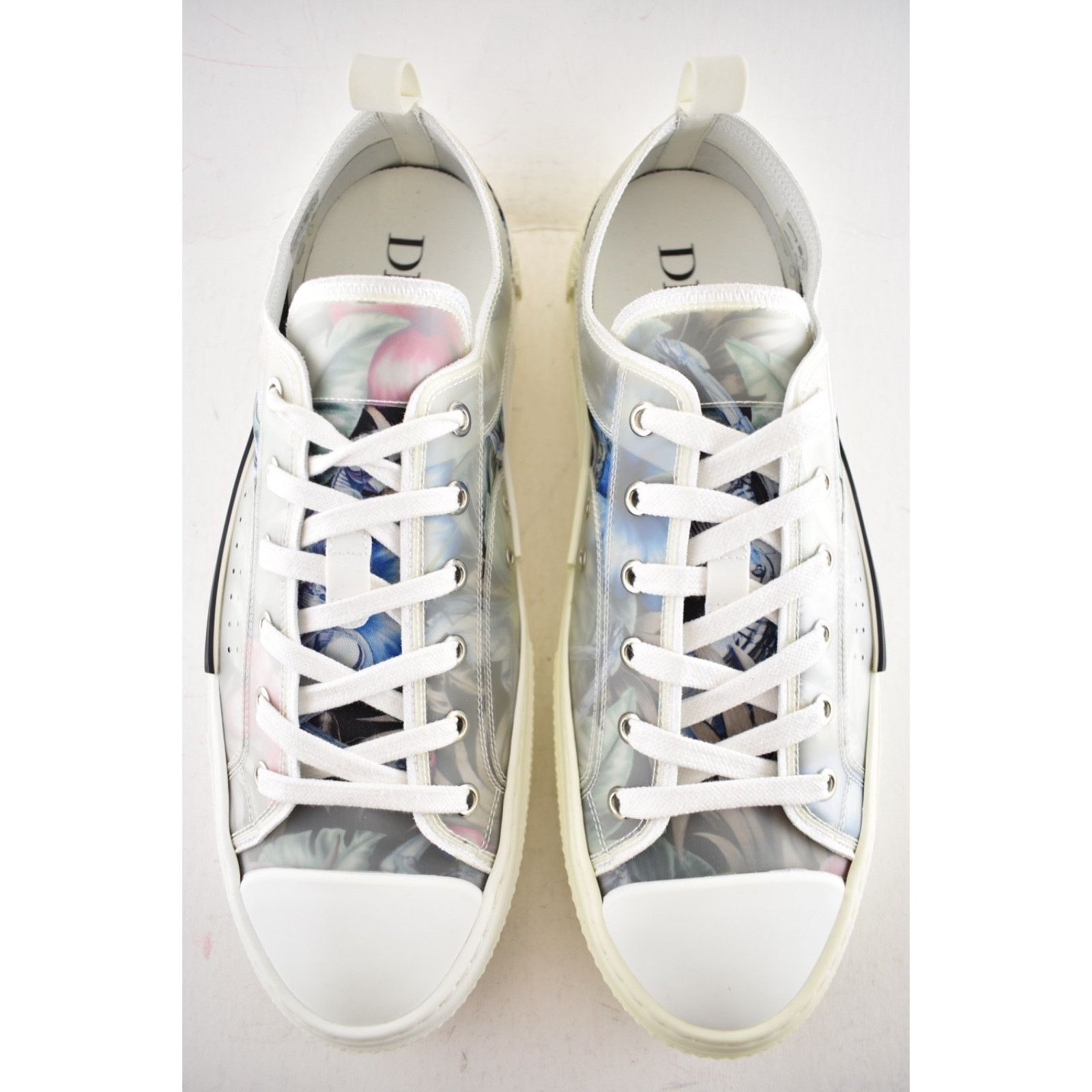 Dior Dior Mens Black Red White Low Top Lace Up Flat Sneaker 44 11 Size US 11 / EU 44 - 6 Thumbnail