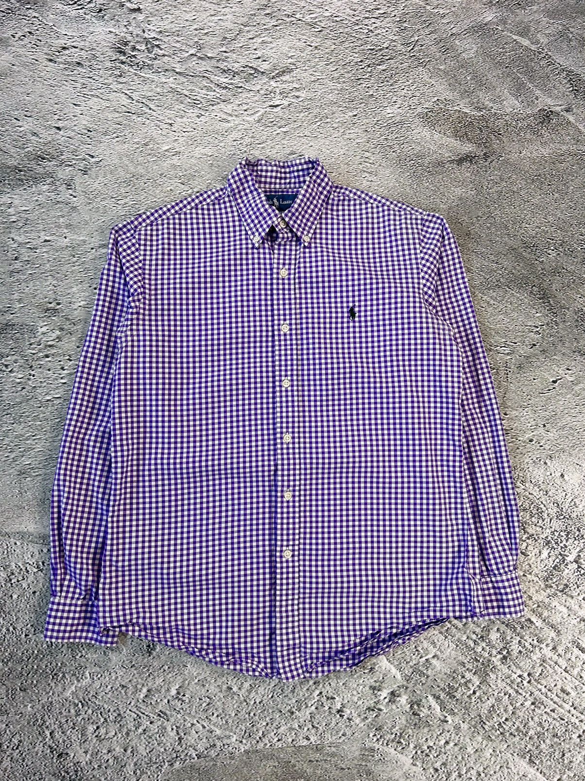 Polo Ralph Lauren × Ralph Lauren × Vintage Polo Ralph Lauren shirt button up longsleeve blue striped Size US M / EU 48-50 / 2 - 1 Thumbnail