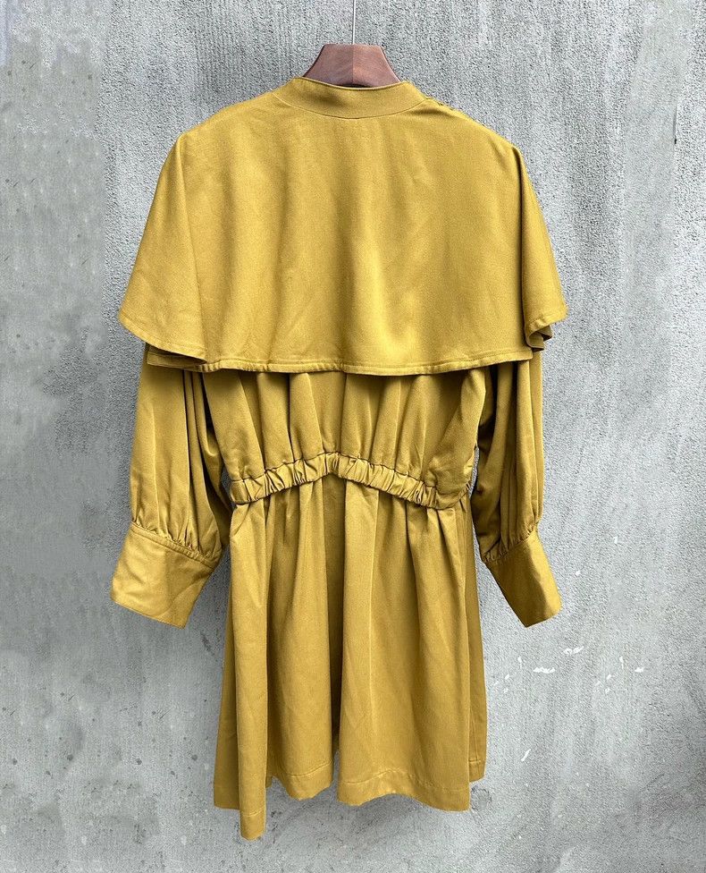 Issey Miyake Issey Miyake A large yellow shawl collar windbreaker Size M / US 6-8 / IT 42-44 - 2 Thumbnail