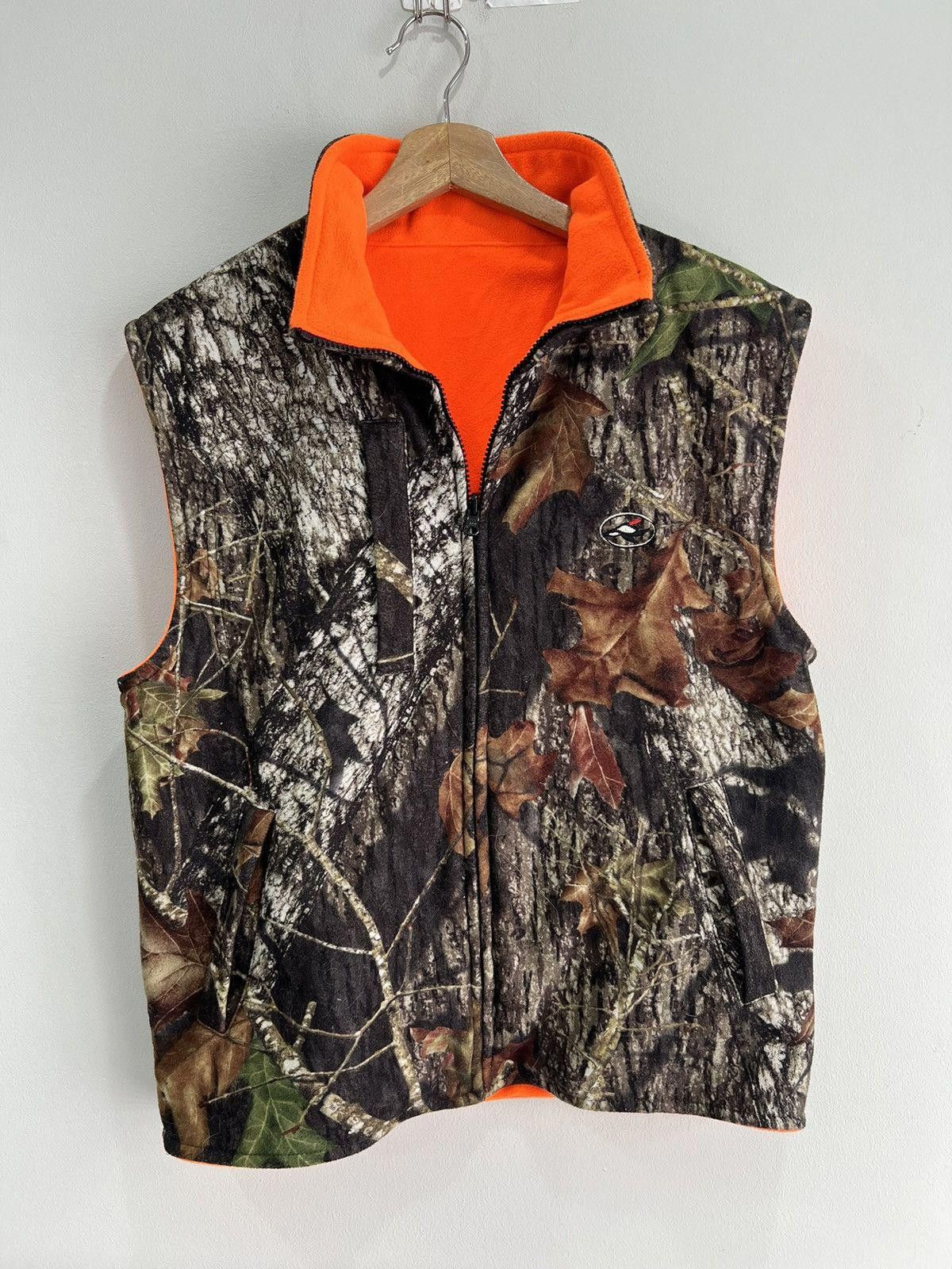 Vintage Vintage Camo Real Tree Fleece Vest Size US S / EU 44-46 / 1 - 1 Thumbnail
