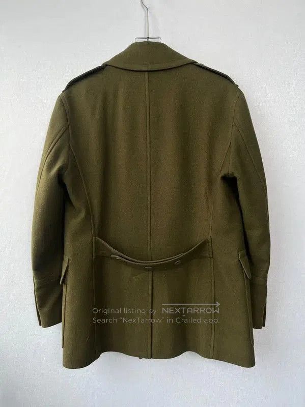 Burberry Burberry Green Wool Long Coat for Women. Size L / US 10 / IT 46 - 2 Thumbnail