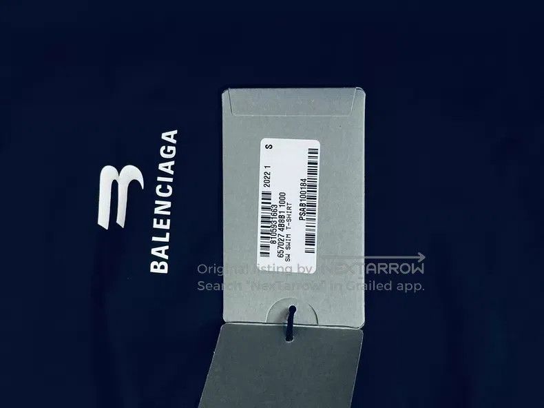 Balenciaga Balenciaga Black Short Sleeve T-Shirt Size US S / EU 44-46 / 1 - 8 Thumbnail