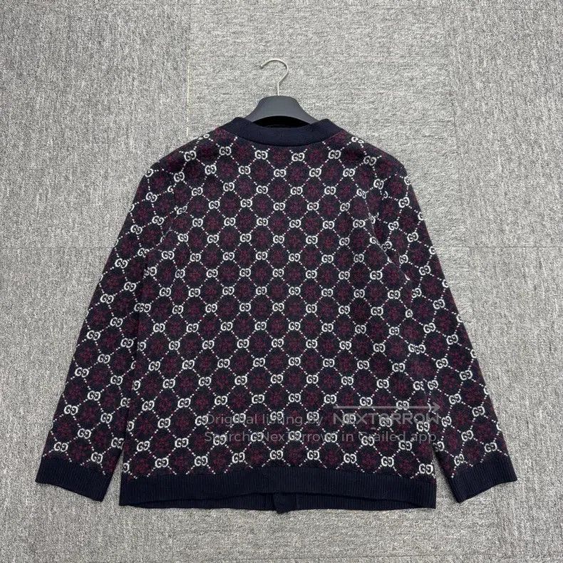 Gucci Gucci Double G full-print wool cardigan coat Size US S / EU 44-46 / 1 - 2 Thumbnail