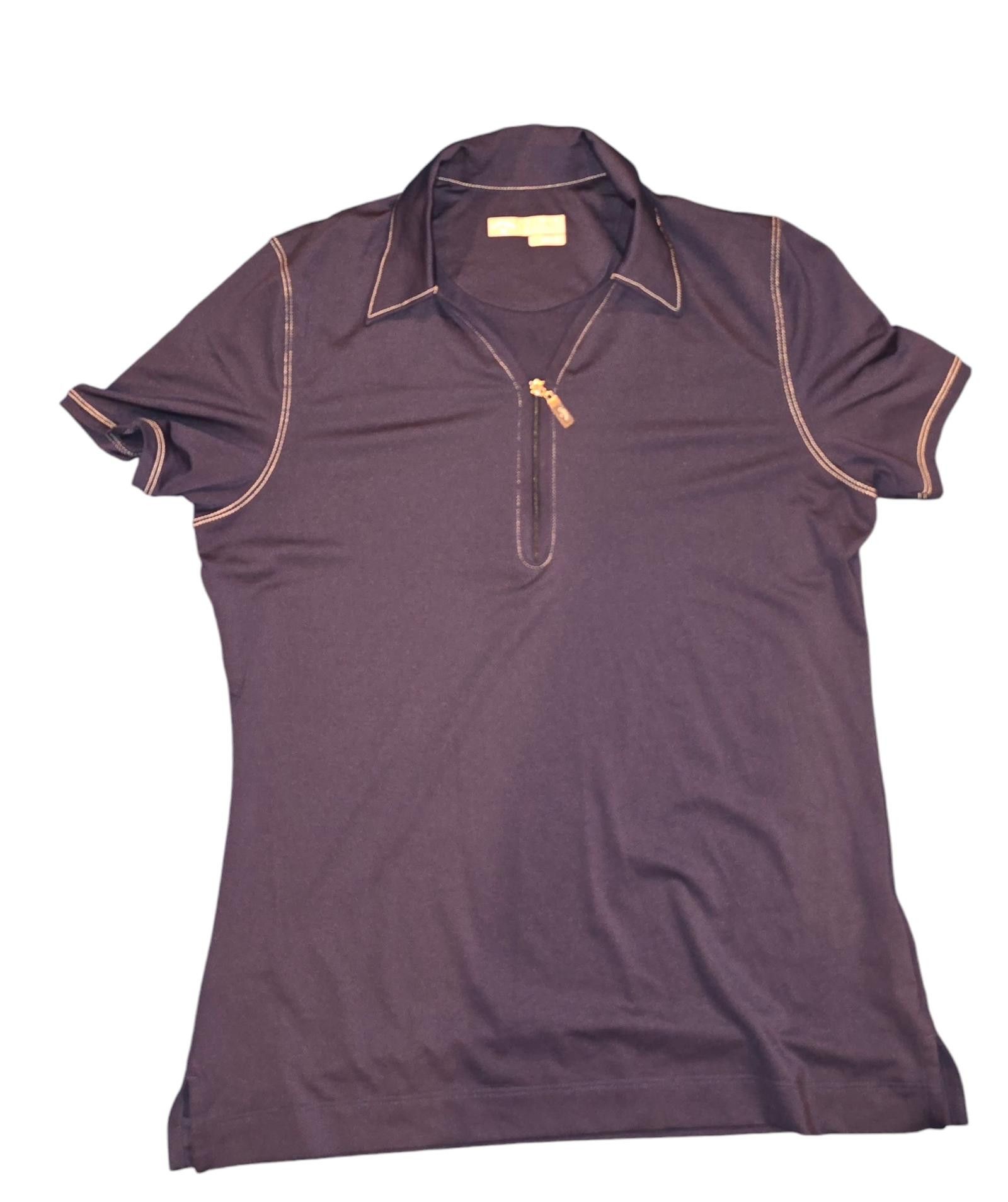 Callaway Stylish Zip-Up Polo Shirt - Perfect for Casual Outings Size S / US 4 / IT 40 - 1 Thumbnail
