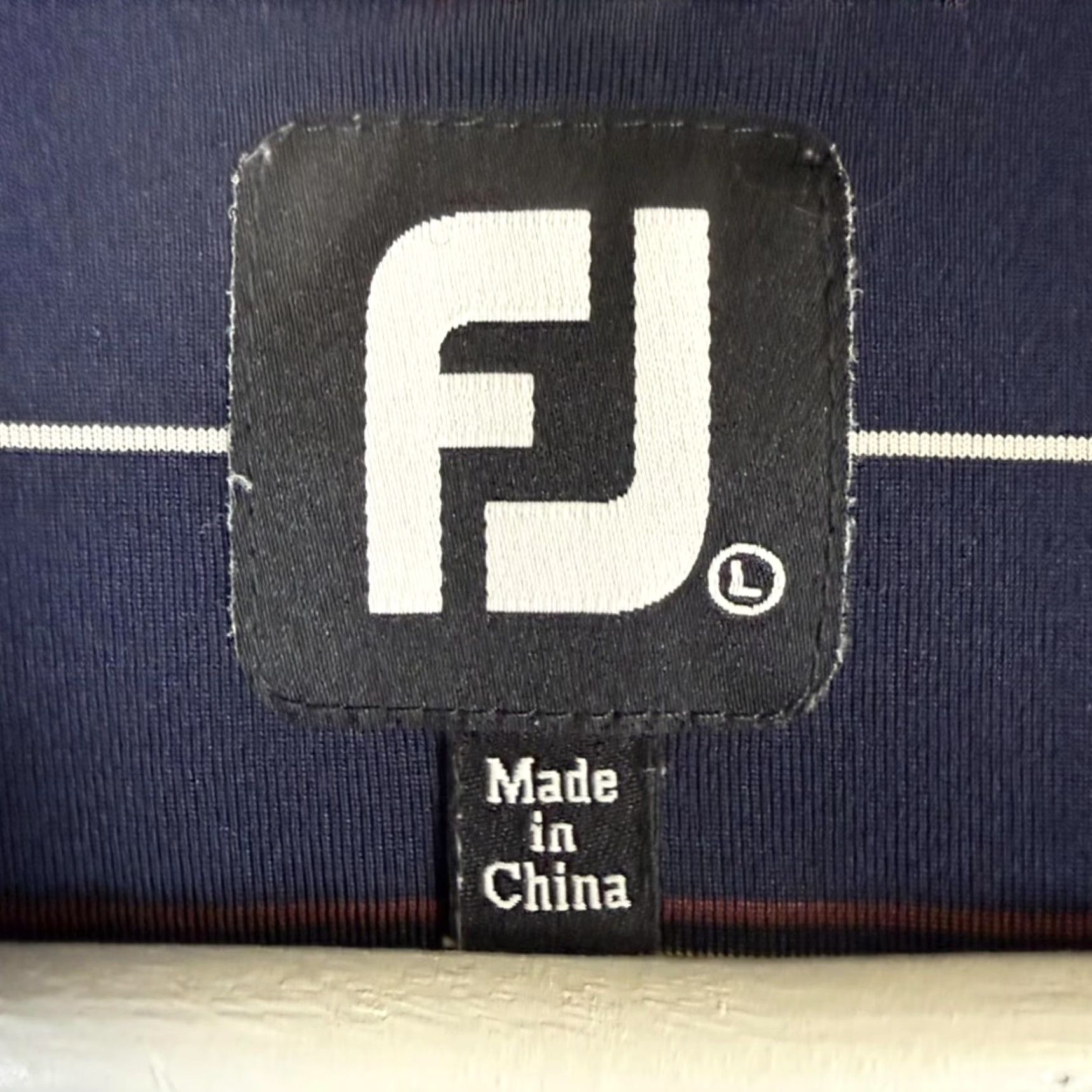 Footjoy FootJoy Polo Shirt Black Striped Performance Shirt Golf Steele Canyon Men L Size US L / EU 52-54 / 3 - 2 Thumbnail