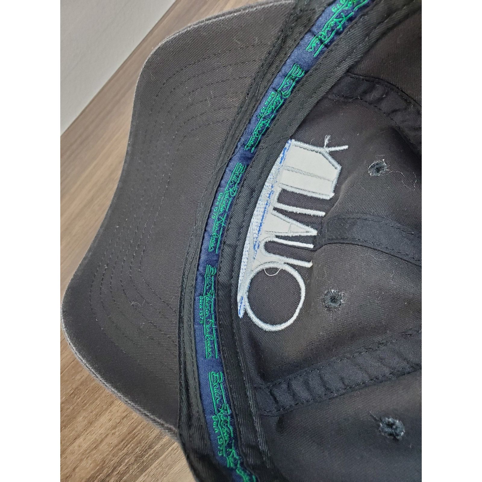 Vintage Vintage QUALITY METALS Hat Black Adjustable Baseball Cap Size ONE SIZE - 13 Thumbnail