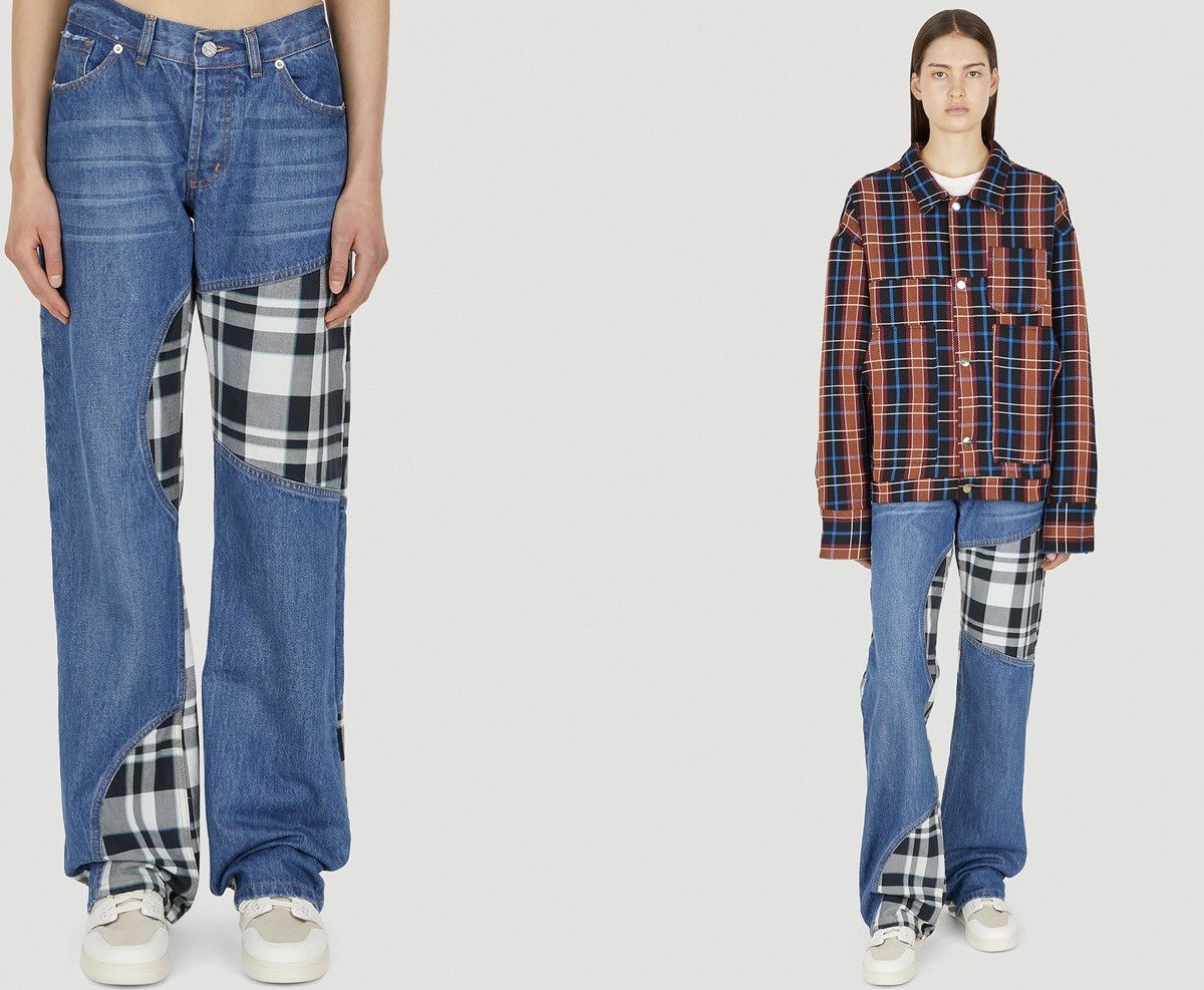 (di)vision (Di)vision Xeno Relaxed Fit Check Patch Jeans Size US 30 / EU 46 - 9 Thumbnail
