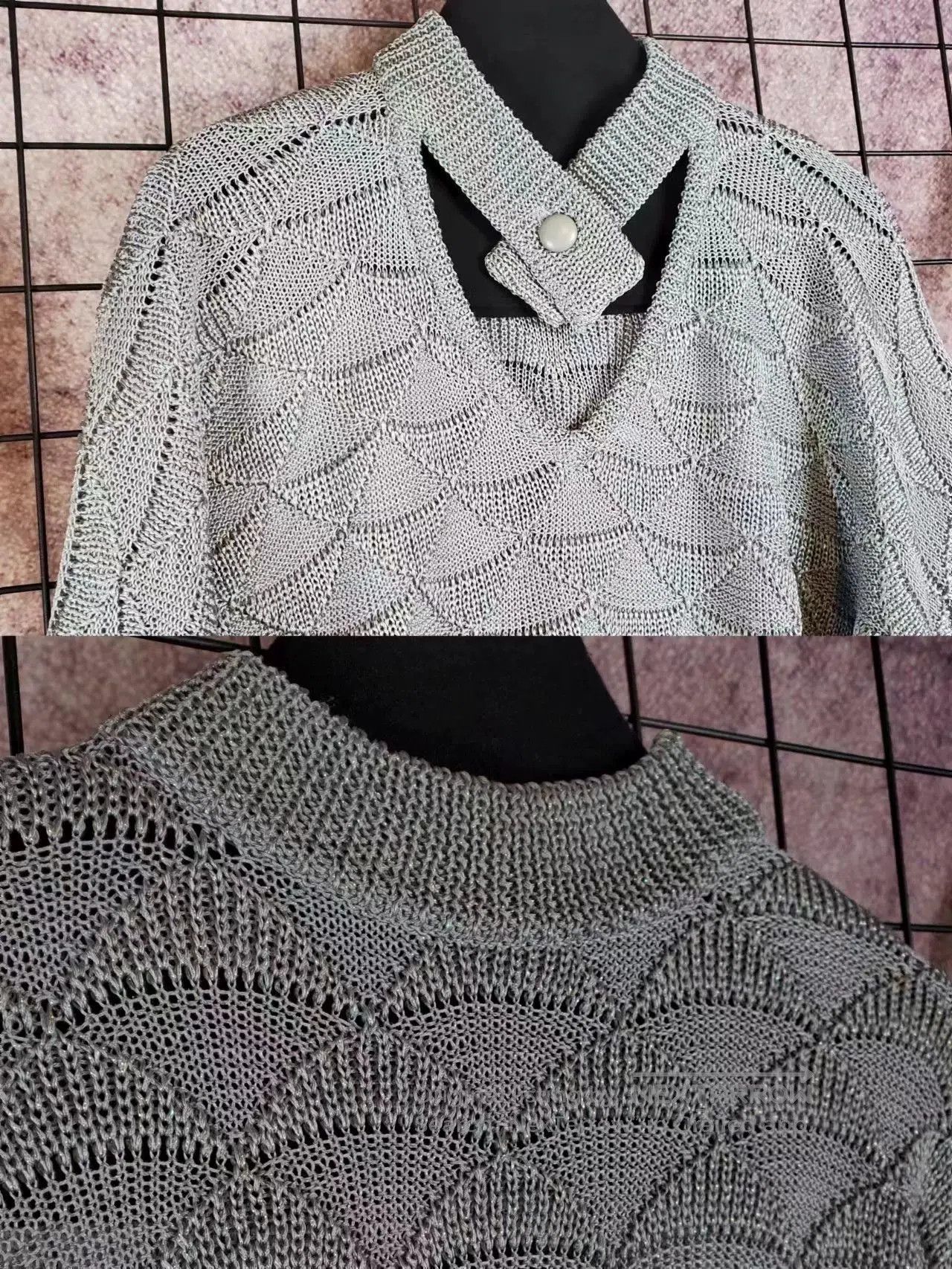 Other dior rare two-sided knitted sweater. Size US L / EU 52-54 / 3 - 5 Thumbnail