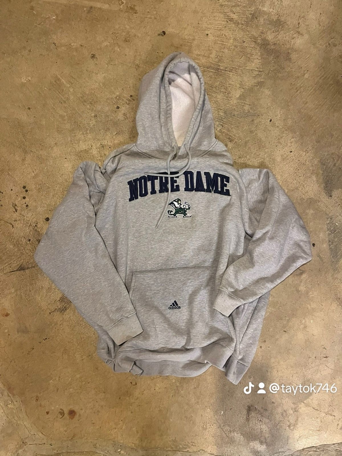 Adidas Note Dame Adidas Hoodie Size US XXL / EU 58 / 5 - 1 Thumbnail