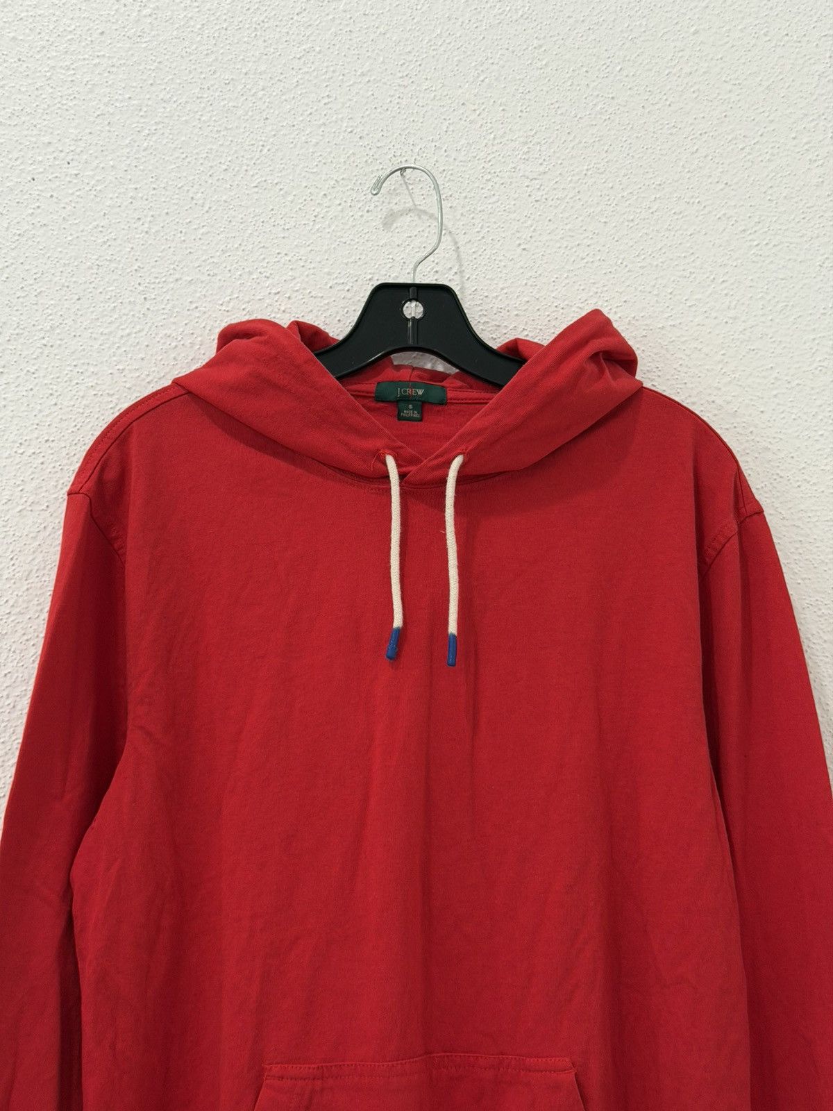 J.Crew J Crew Hoodie Garment Dyed Red Size Small Slub New w/o Tags Size US S / EU 44-46 / 1 - 2 Thumbnail