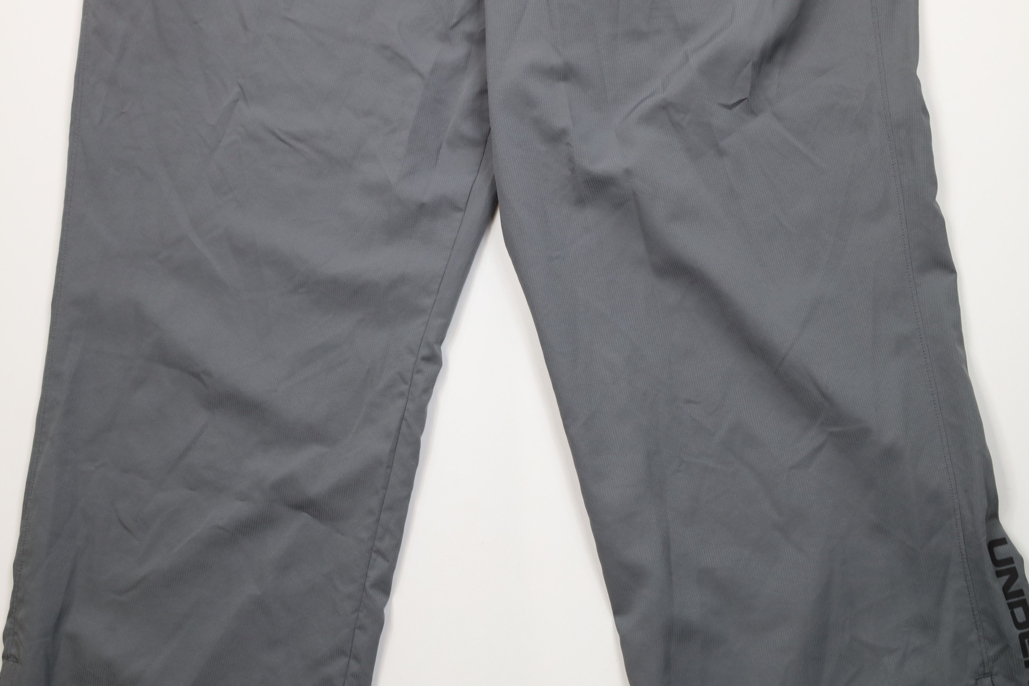 Under Armour Under Armour Loose Fit Lined Wide Leg Windbreaker Pants Gray Size US 38 / EU 54 - 3 Thumbnail