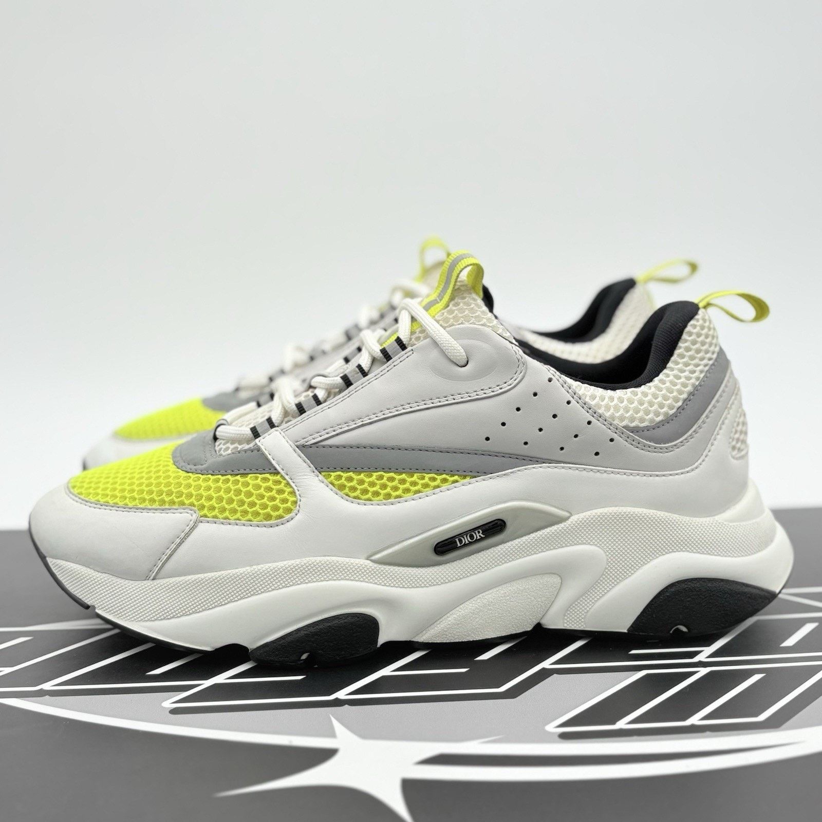 Dior Dior B22 ' White Yellow ' | GREAT CONDITION! Size US 13 / EU 46 - 1 Thumbnail