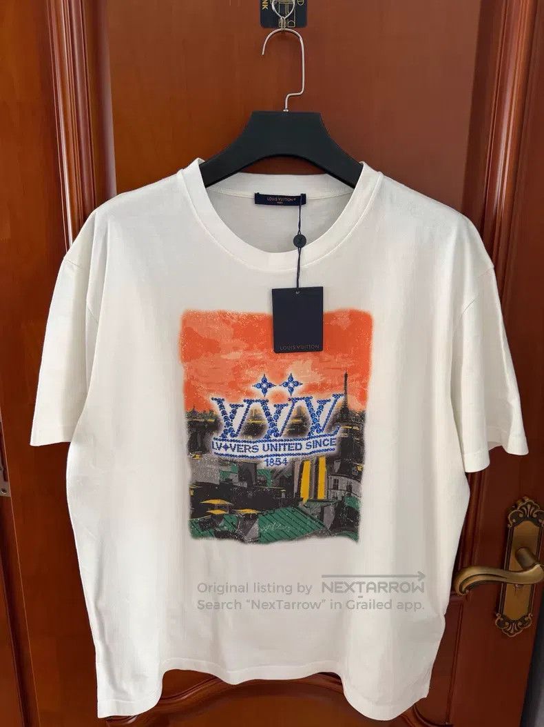 Louis Vuitton Louis Vuitton size 4l Paris night view rhinestone print sho Size US M / EU 48-50 / 2 - 1 Thumbnail