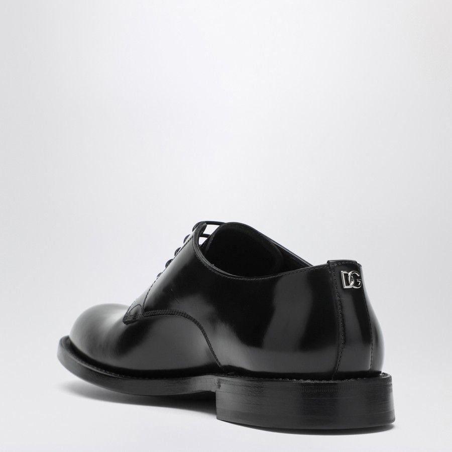 Dolce & Gabbana o1d2blof0226 Leather Derby Shoes in Black Size US 12 / EU 45 - 4 Thumbnail