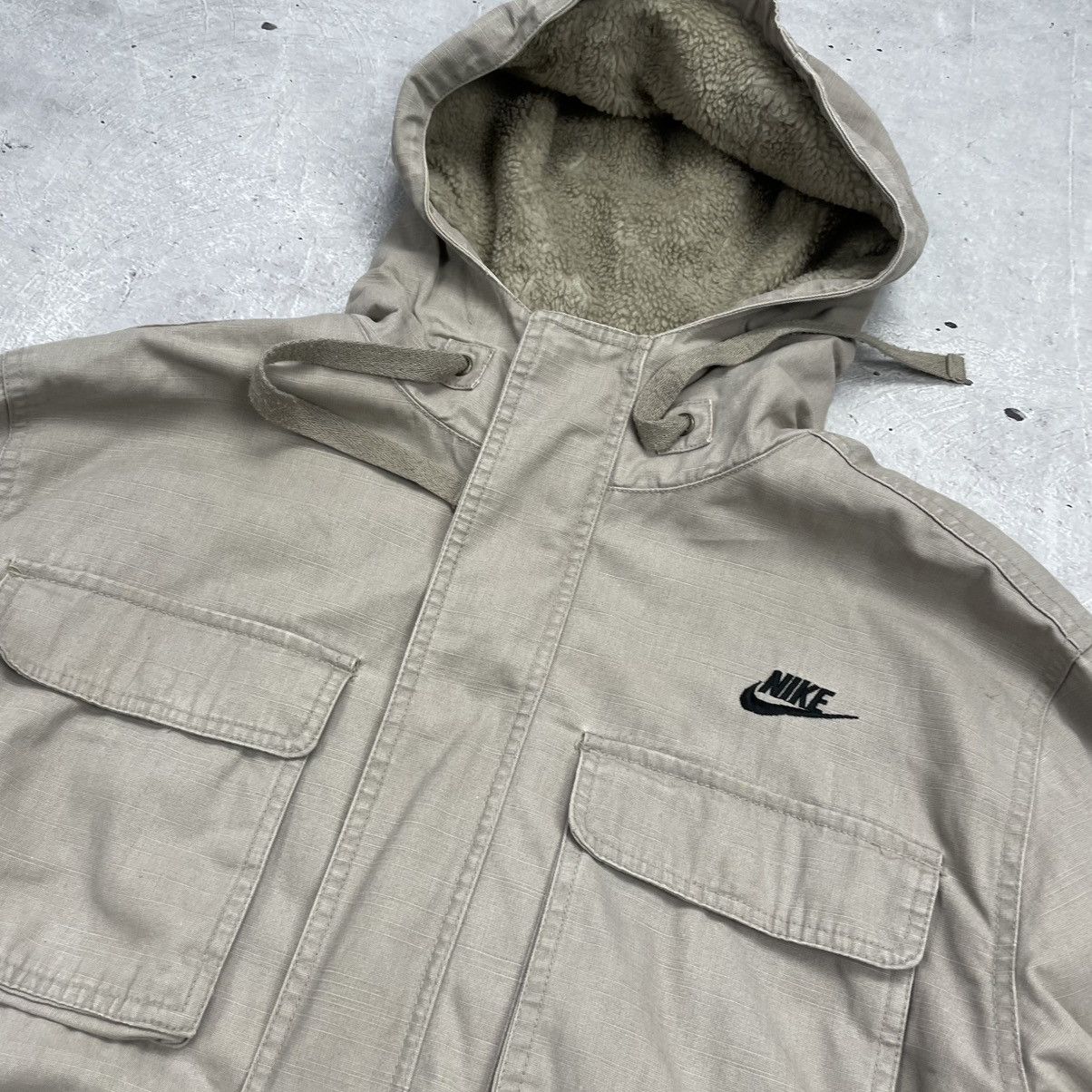 Nike × Vintage 🔥Rare🔥Vintage Nike 90’s long Parkas style Y2k Japanese Size US L / EU 52-54 / 3 - 5 Thumbnail