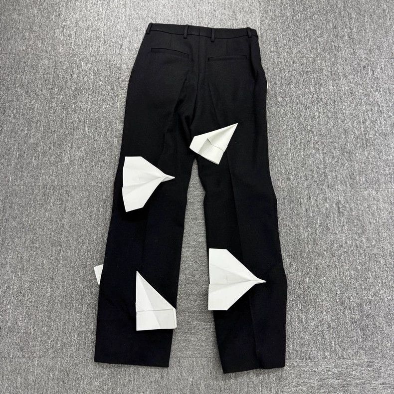 Louis Vuitton Louis Vuitton Paper airplane wool slacks pants Size US 38 / EU 54 - 5 Thumbnail