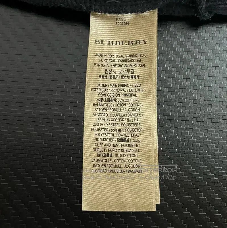 Burberry Burberry Black Cotton Men's Hoodie. Size US M / EU 48-50 / 2 - 5 Thumbnail