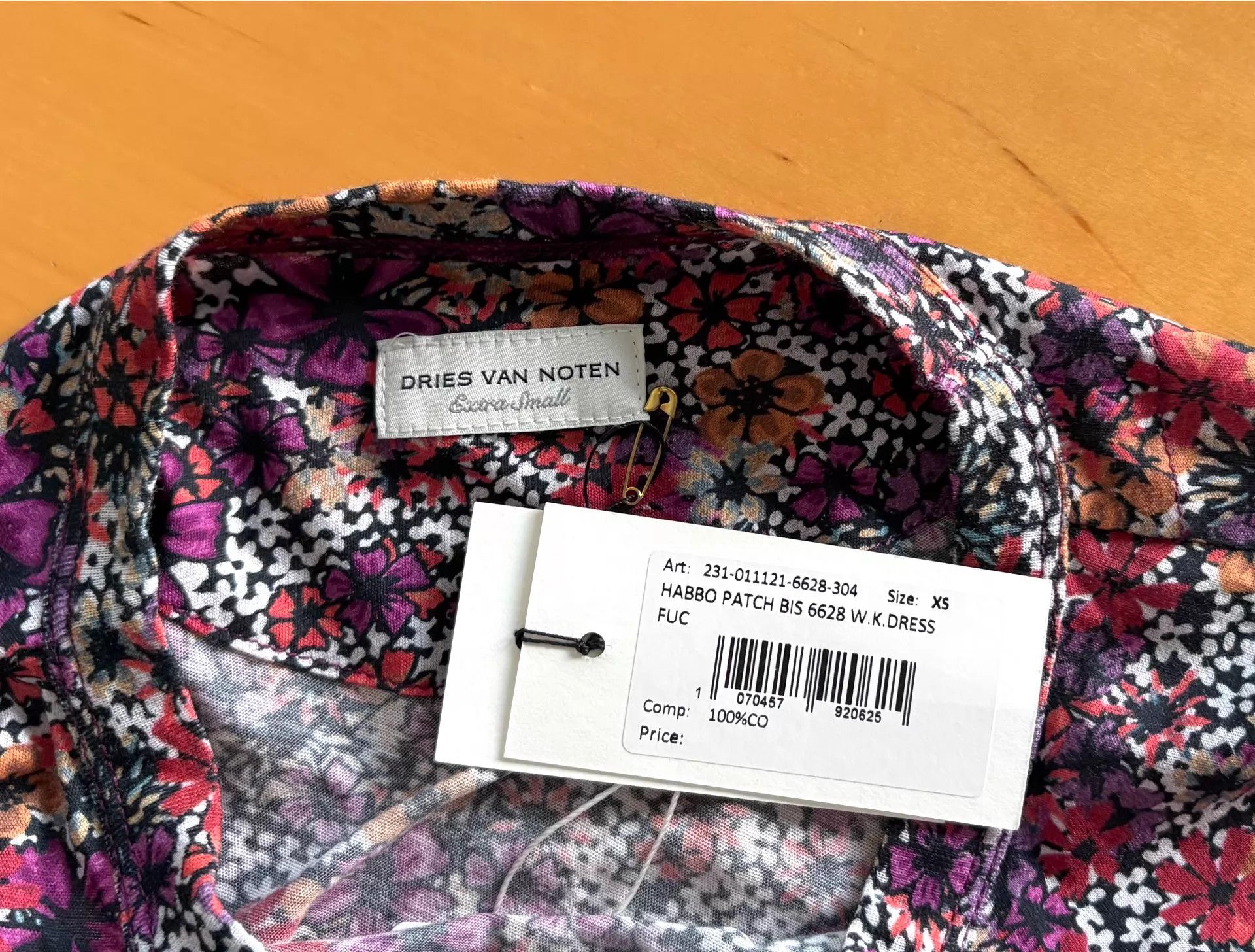 Dries Van Noten Dries Van Noten 23ss Women's Printed Dress XS NWT Size XS / US 0-2 / IT 36-38 - 6 Thumbnail
