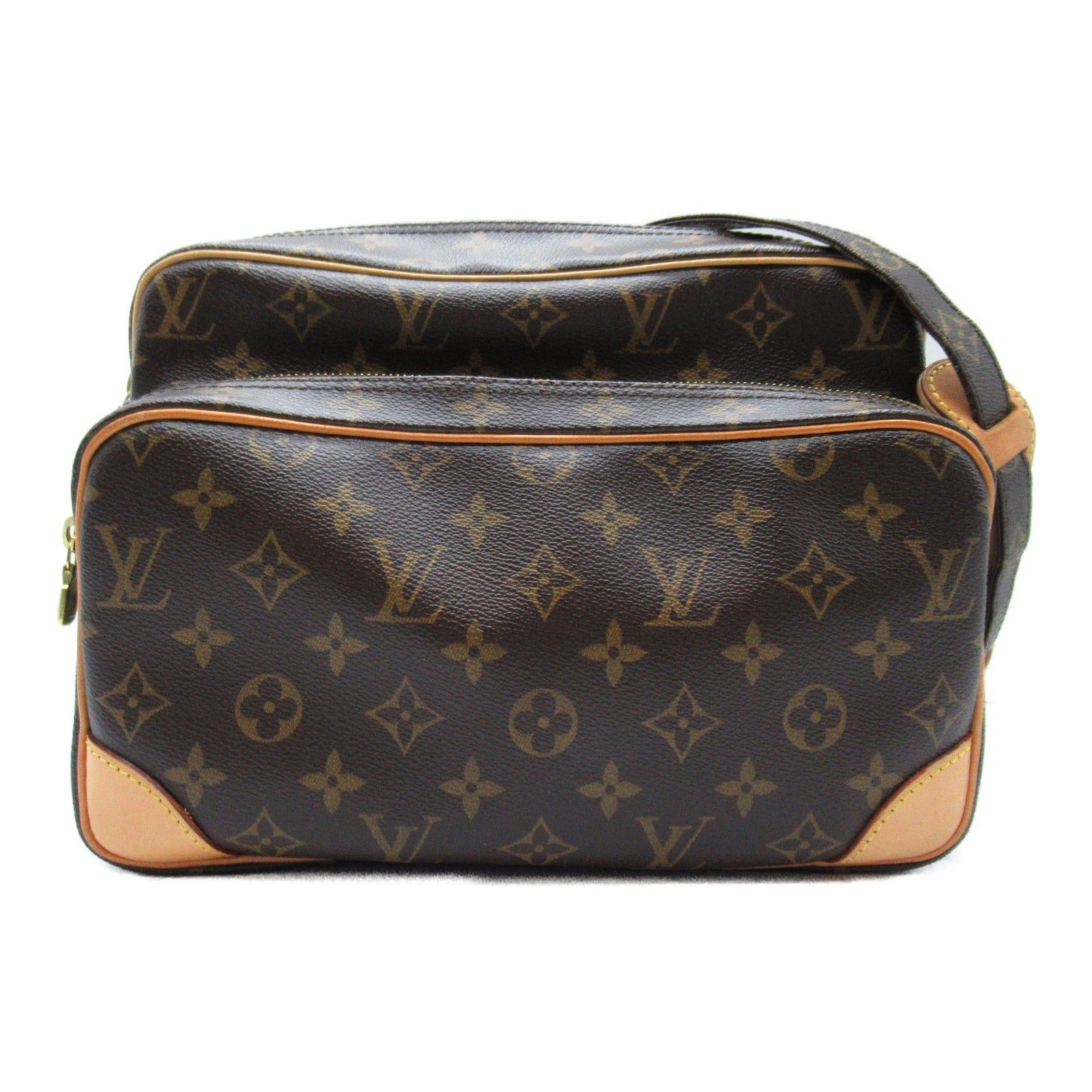 Louis Vuitton Louis Vuitton Nil Shoulder Bag Coated Canvas Monogram Brown Size ONE SIZE - 1 Thumbnail