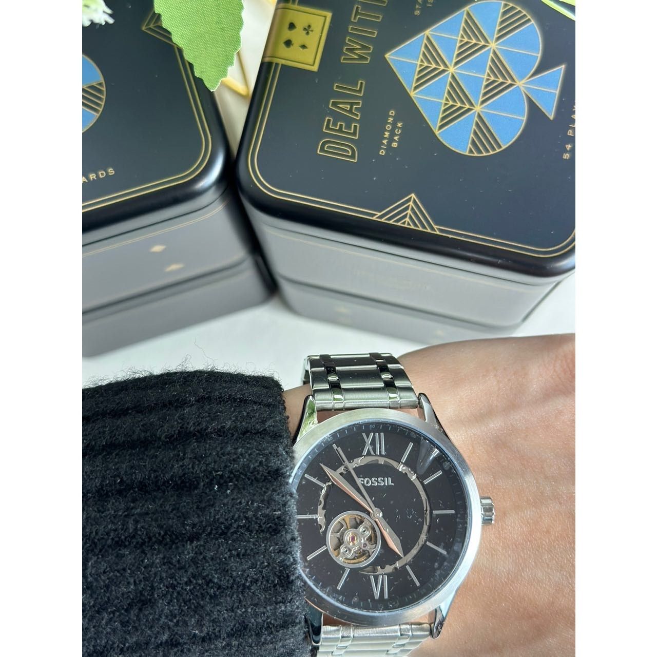 Fossil (E)Fossil BQ2648 Fenmore Automatic Stainless Steel Watch Size ONE SIZE - 8 Thumbnail