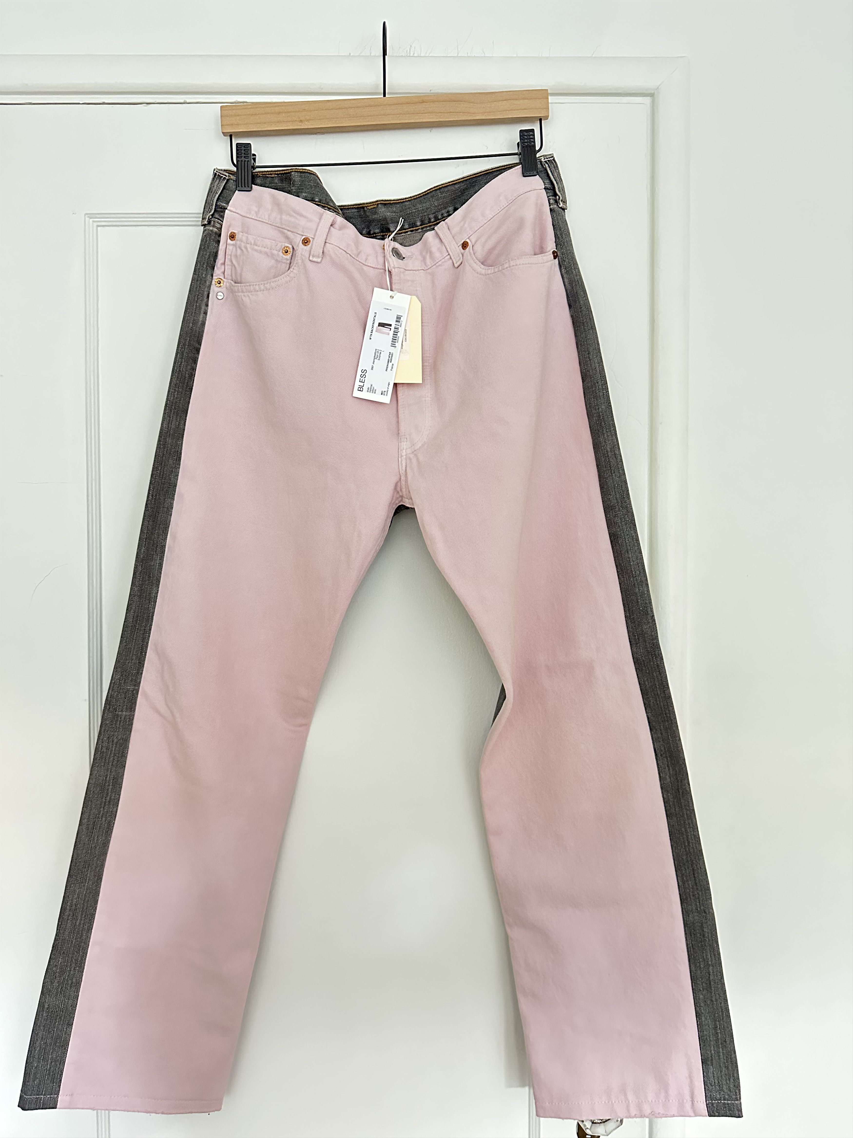Bless BLESS No. 73 Jeanspleatfront in Pink/Black Size US 34 / EU 50 - 5 Thumbnail