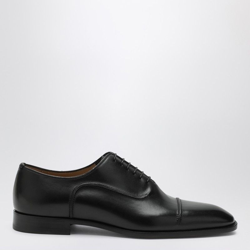 Christian Louboutin Greggo Black Lace-Up Shoes
