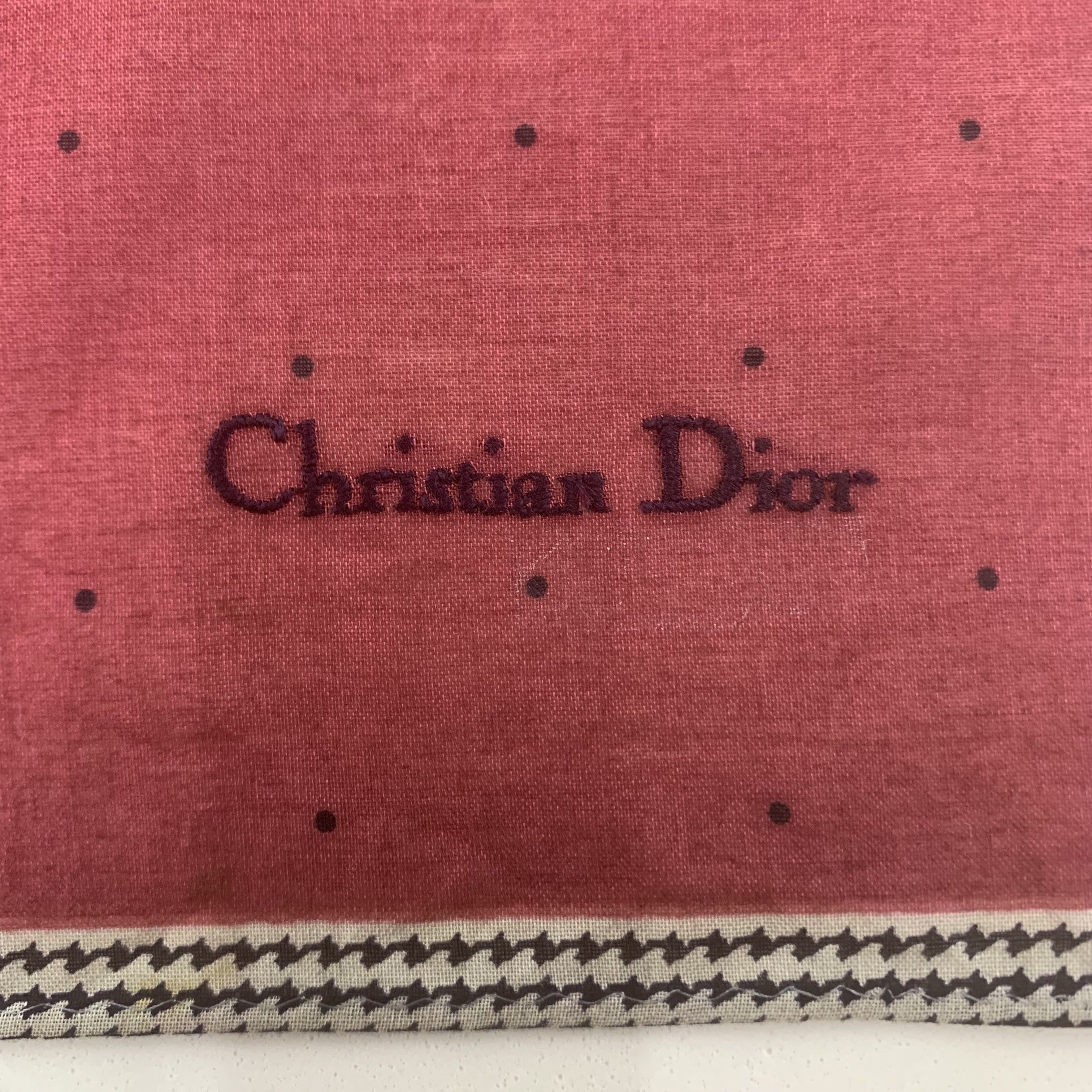 Christian Dior Monsieur Christian Dior Handkerchief Bandana Neckerchief TB3490 Size ONE SIZE - 4 Thumbnail