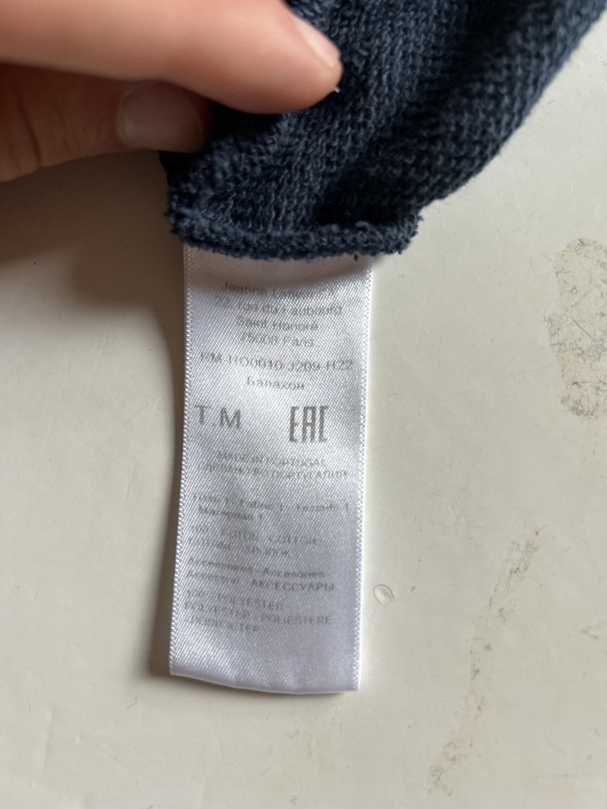 Lanvin Lanvin Curb Hoodie Navy Size US M / EU 48-50 / 2 - 8 Thumbnail