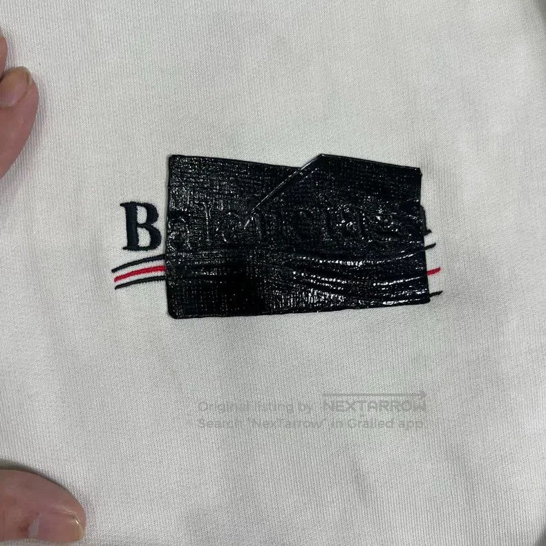 Balenciaga Balenciaga Tape wave hoodie Size US L / EU 52-54 / 3 - 3 Thumbnail