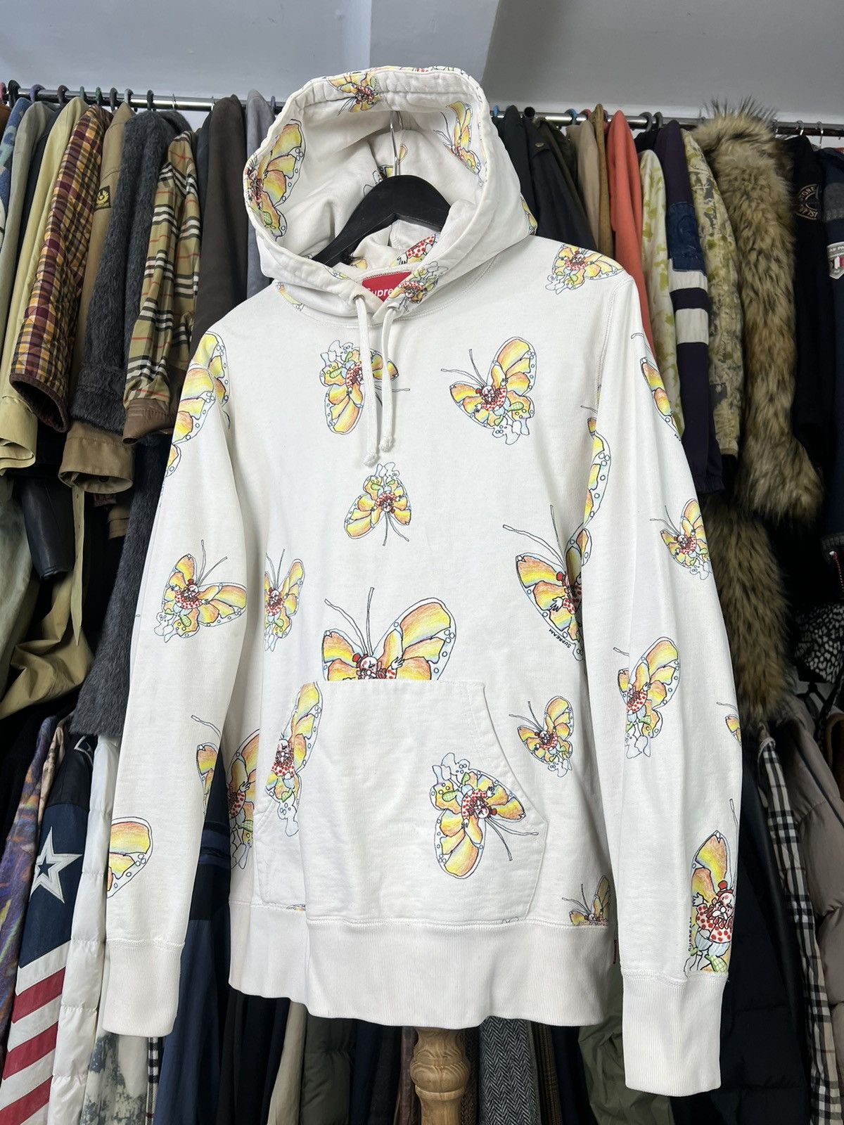image of Supreme Gonz Butterfly Size M in White, Men's