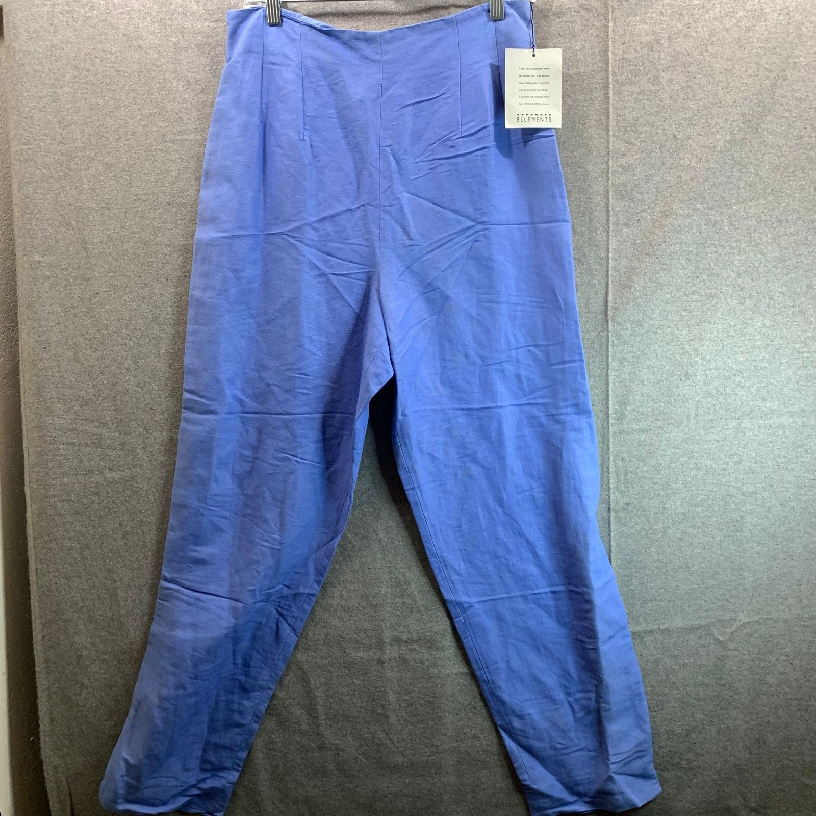 Other Separate Ellements Women's Pants Size 14 Blue Size 36" / US 14 / IT 50 - 2 Thumbnail