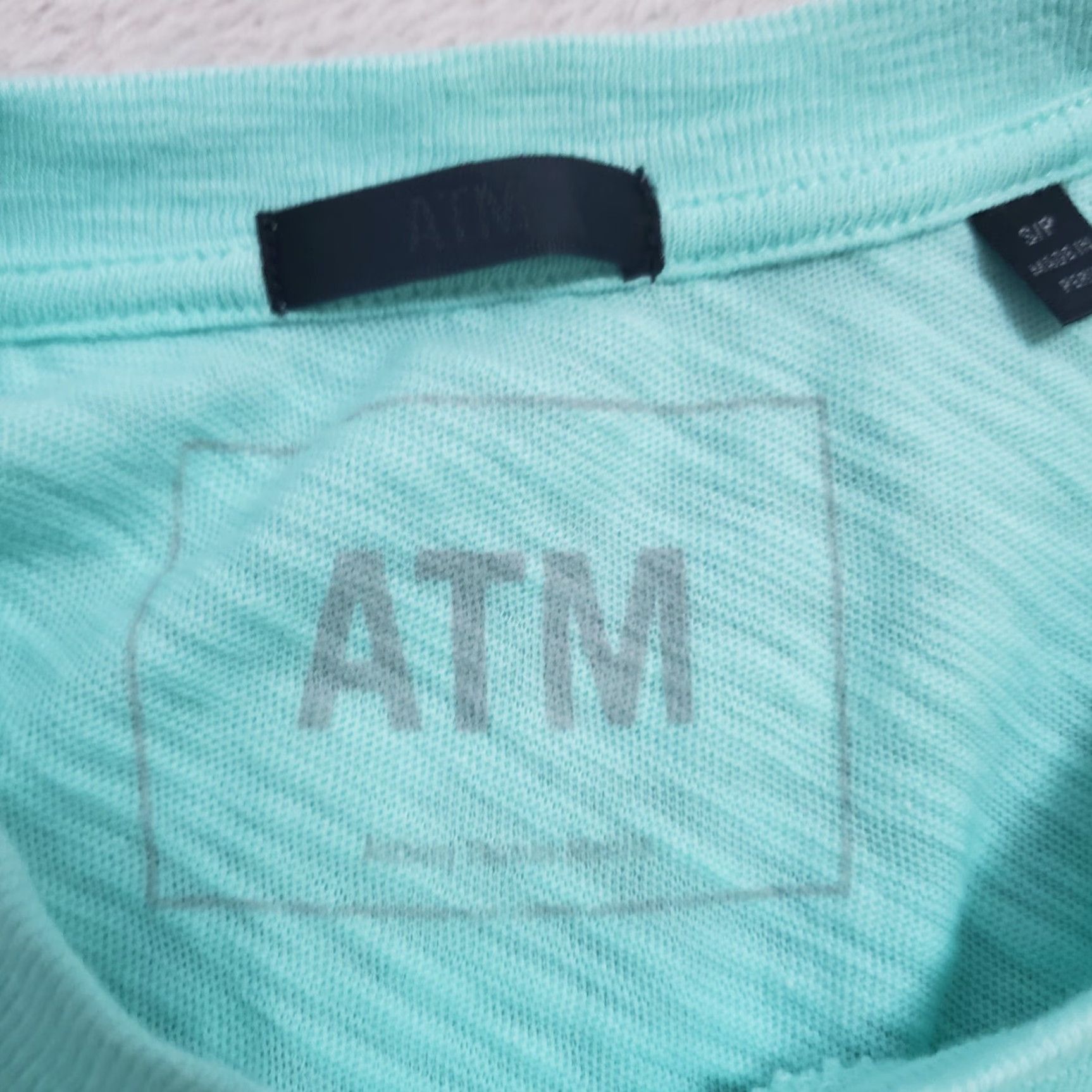 ATM Anthony Thomas Melillo ATM Anthony Thomas Melillo Dress Women Aqua Slub Jersey Sleeveless Maxi Beach Slit Crew Neck Cotton 100%" Size S / US 4 / IT 40 - 3 Thumbnail