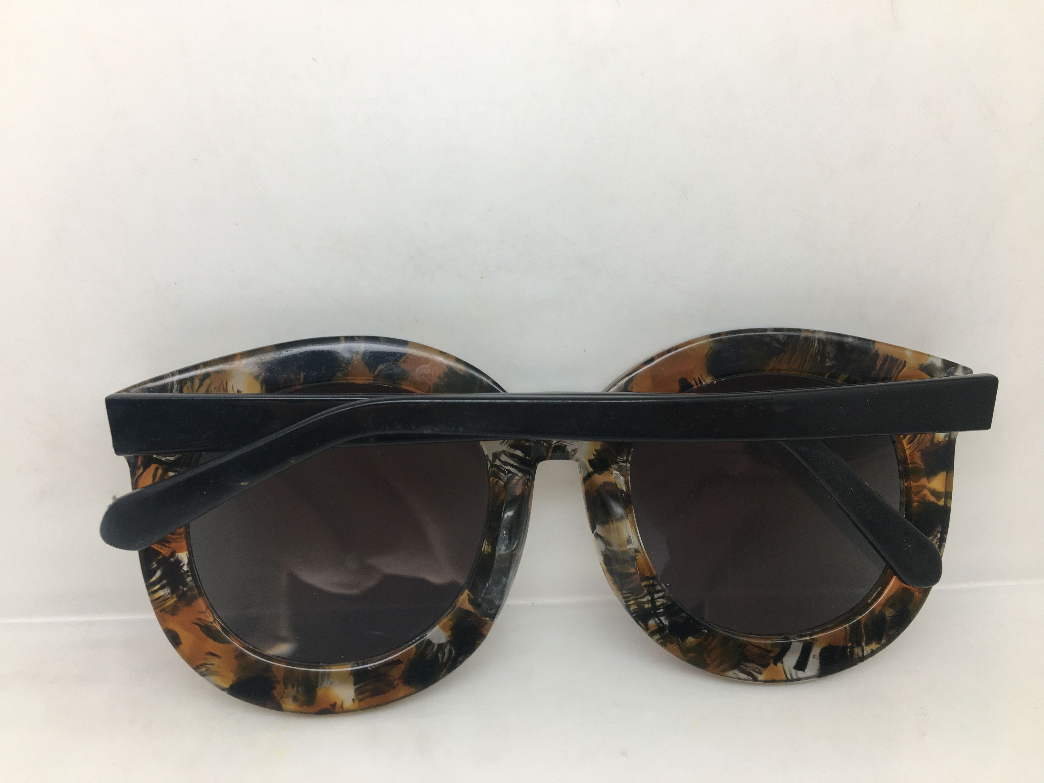 Vintage Vinatge Oversize Handmade Acetate Sunglasses Diva Girls Size ONE SIZE - 7 Thumbnail
