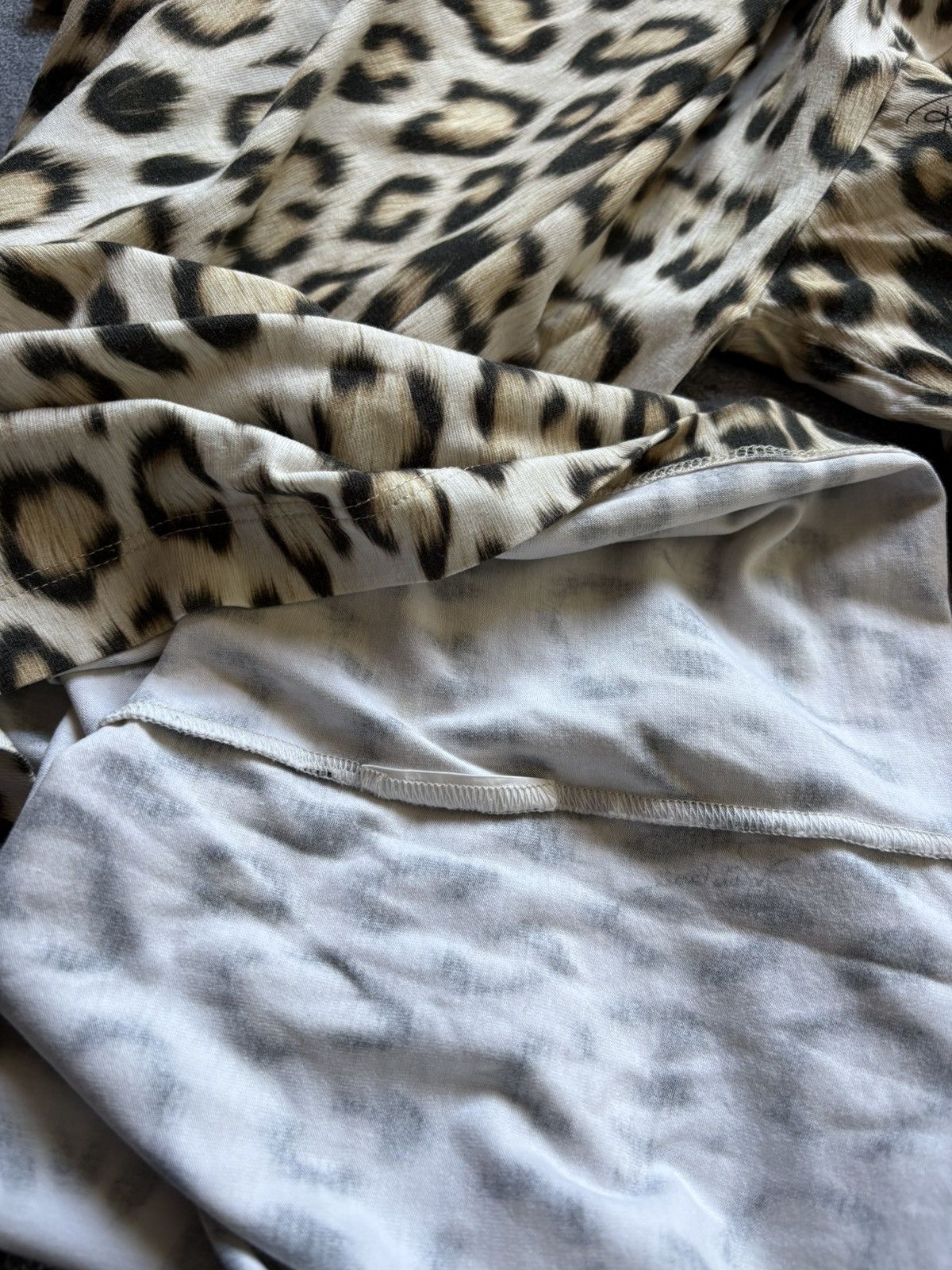 Roberto Cavalli Vintage Roberto Cavalli Luxury Leopard Pattern T Shirt Y2K Size S / US 4 / IT 40 - 9 Thumbnail