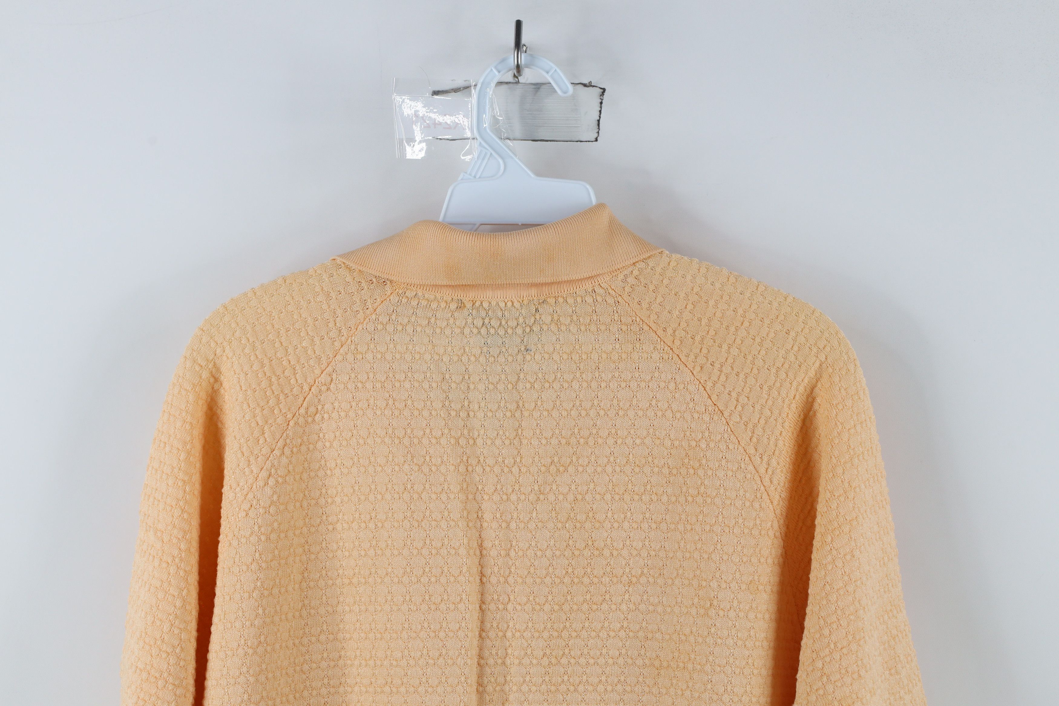 Vintage Vintage 60s 70s Streetwear Pullover Polo Shirt Peach USA Size US L / EU 52-54 / 3 - 10 Thumbnail